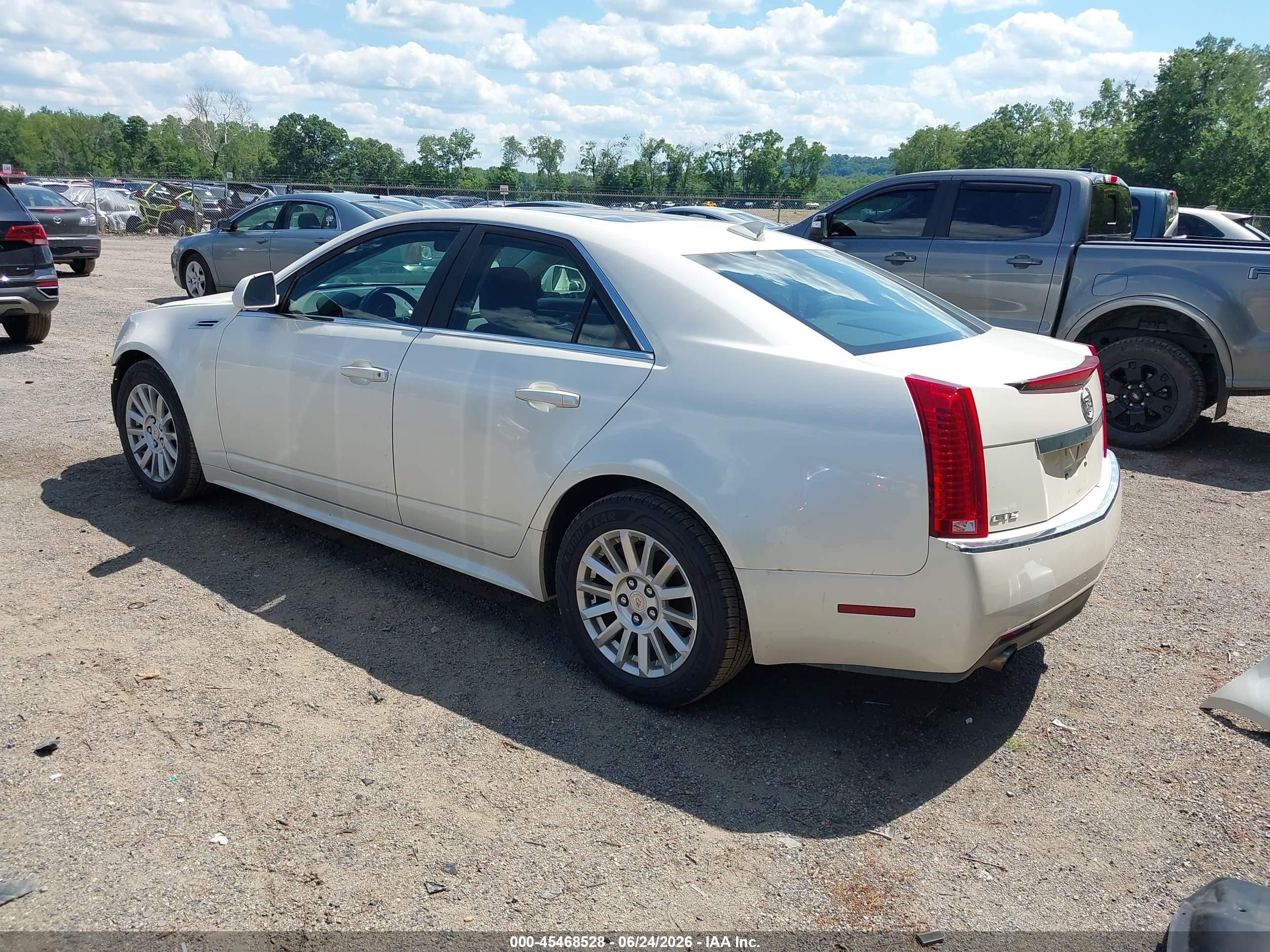 2010 Cadillac Cts Standard White vin: 1G6DA5EG3A0141196