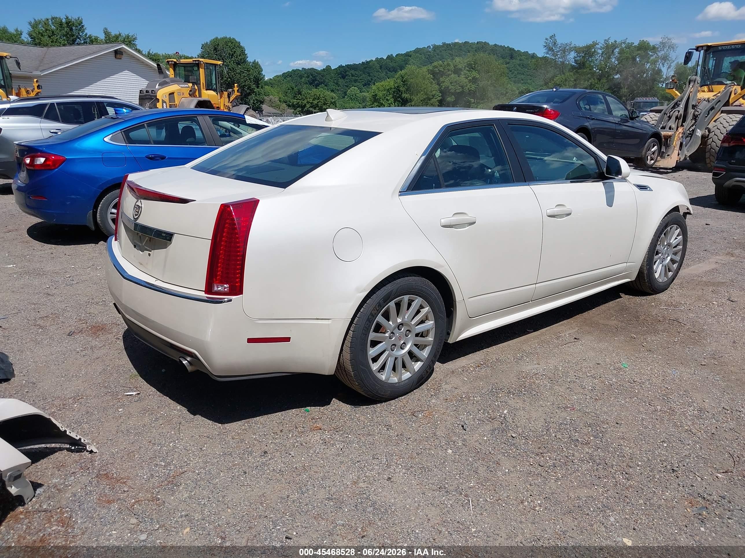 2010 Cadillac Cts Standard White vin: 1G6DA5EG3A0141196