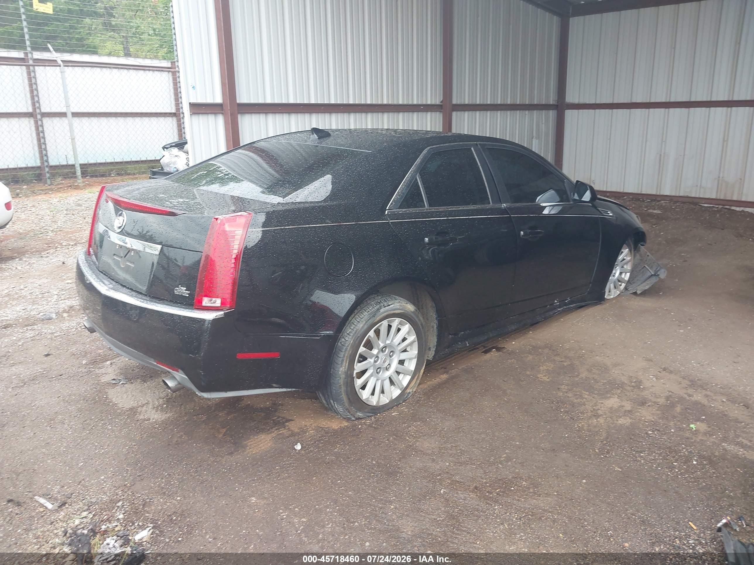 2010 Cadillac Cts   Black vin: 1G6DA5EG6A0127129