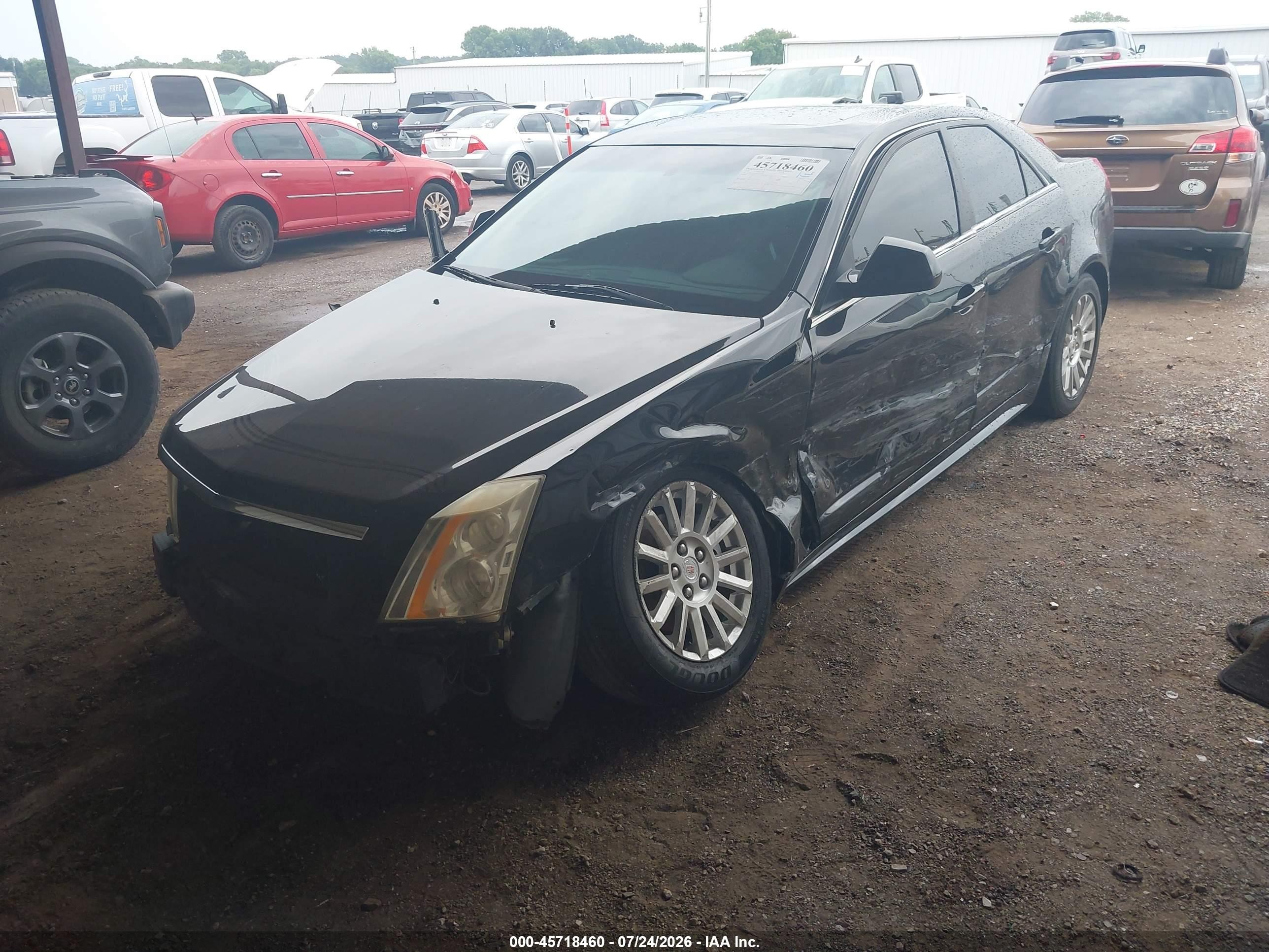2010 Cadillac Cts   Black vin: 1G6DA5EG6A0127129