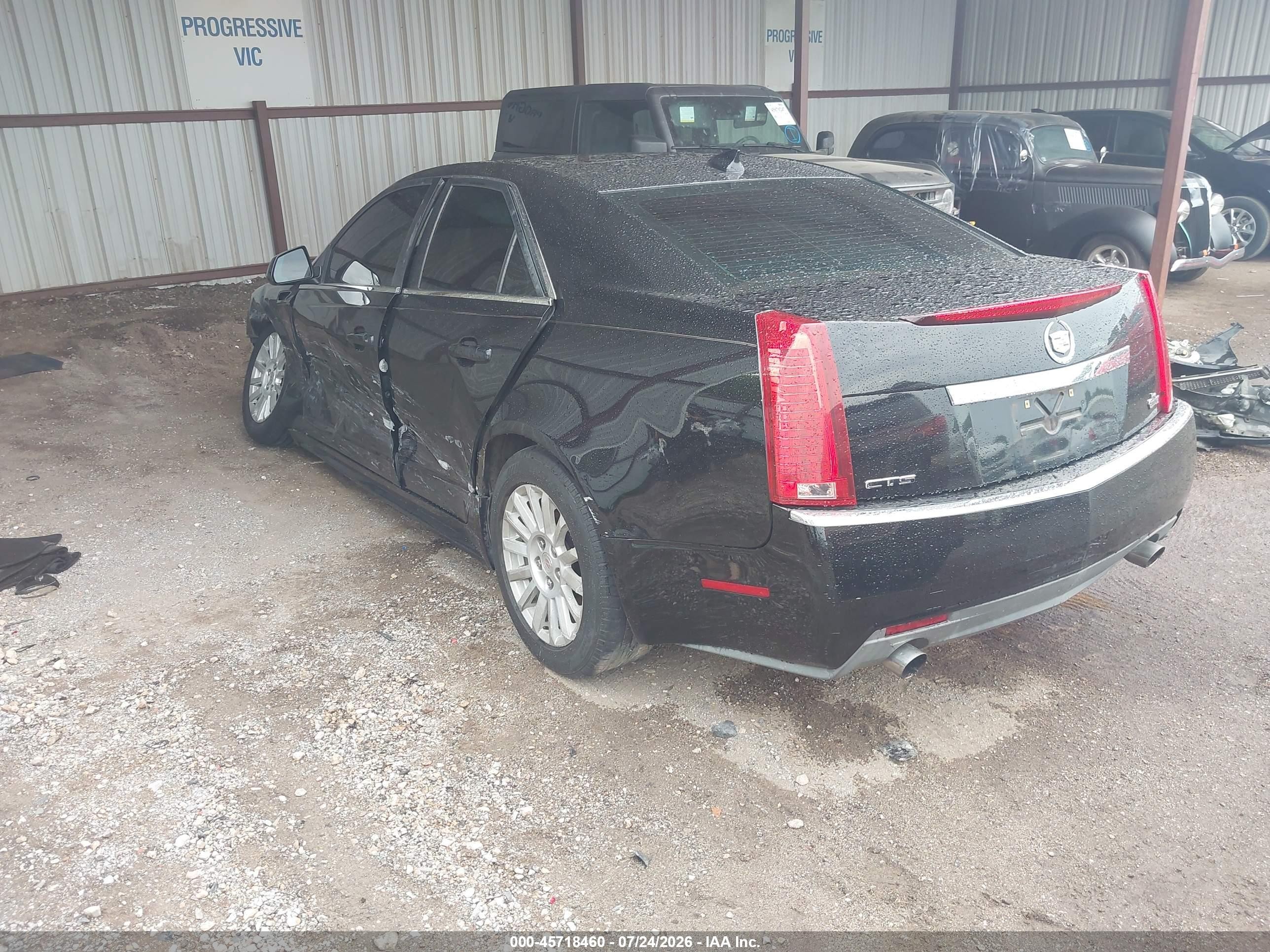 2010 Cadillac Cts   Black vin: 1G6DA5EG6A0127129