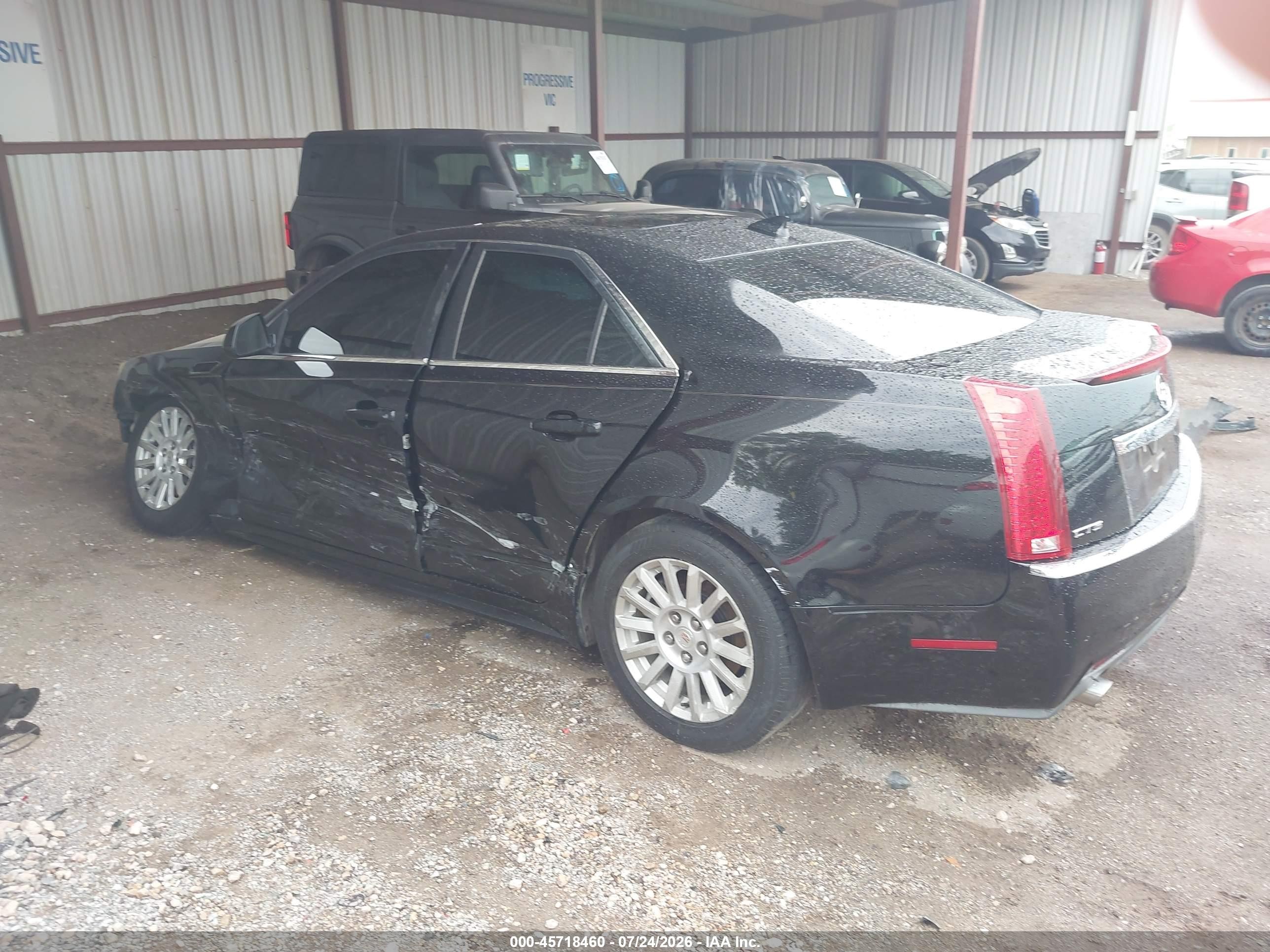 2010 Cadillac Cts   Black vin: 1G6DA5EG6A0127129