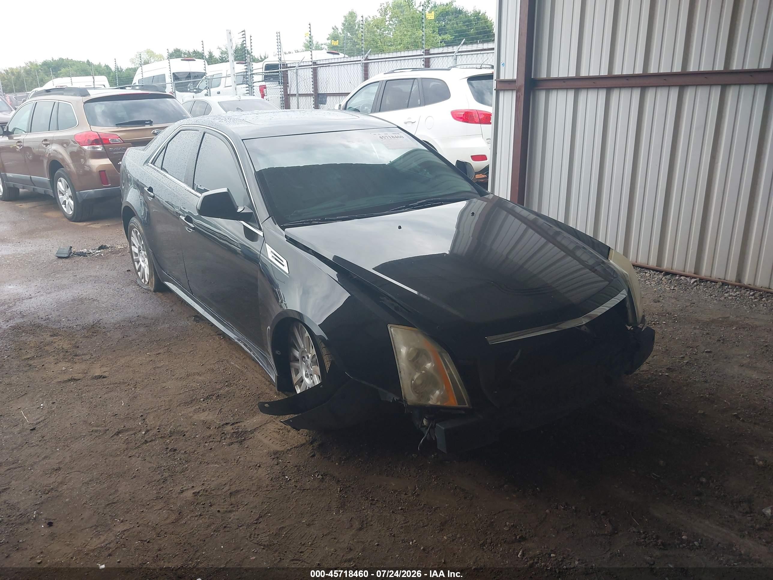 2010 Cadillac Cts   Black vin: 1G6DA5EG6A0127129