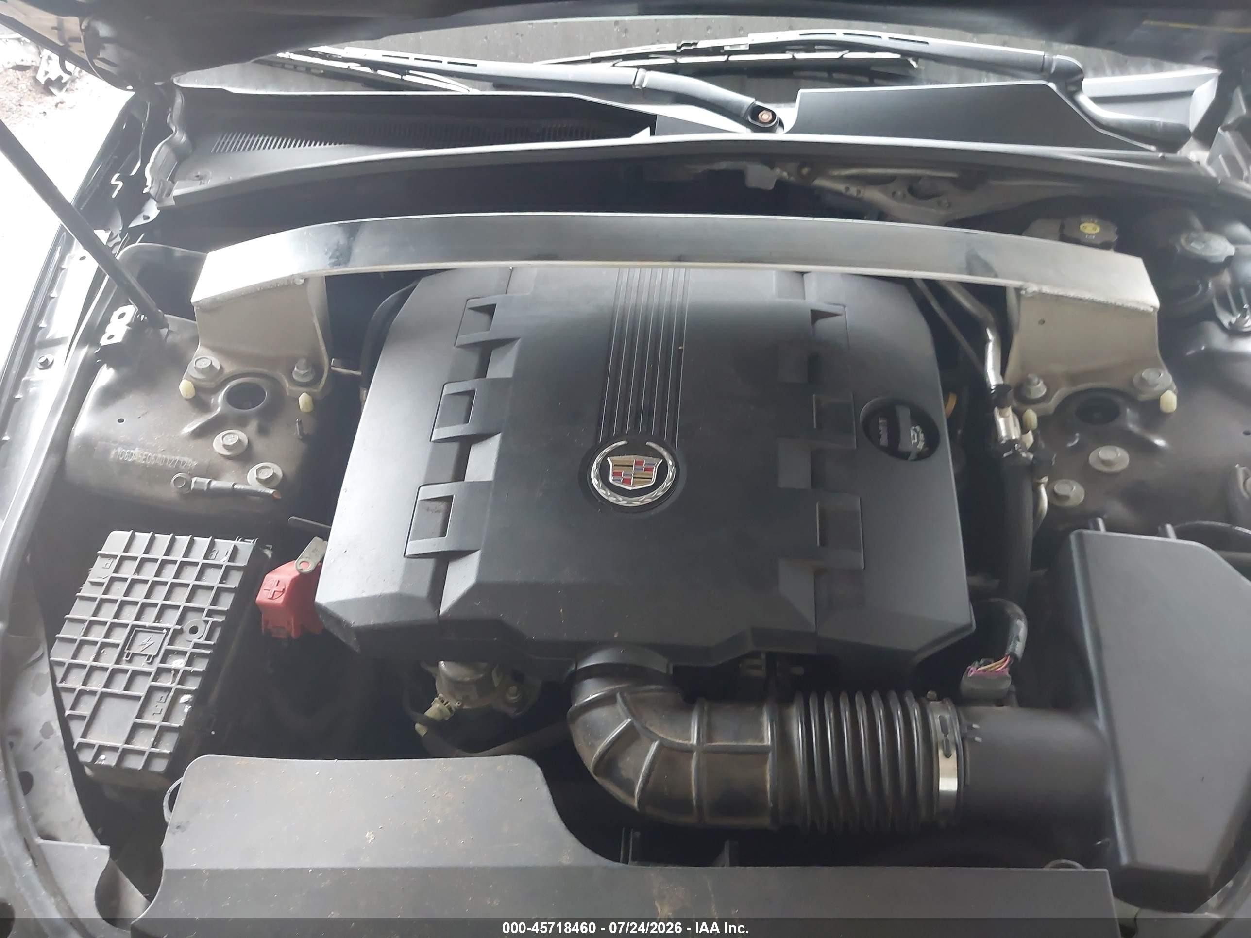 2010 Cadillac Cts   Black vin: 1G6DA5EG6A0127129