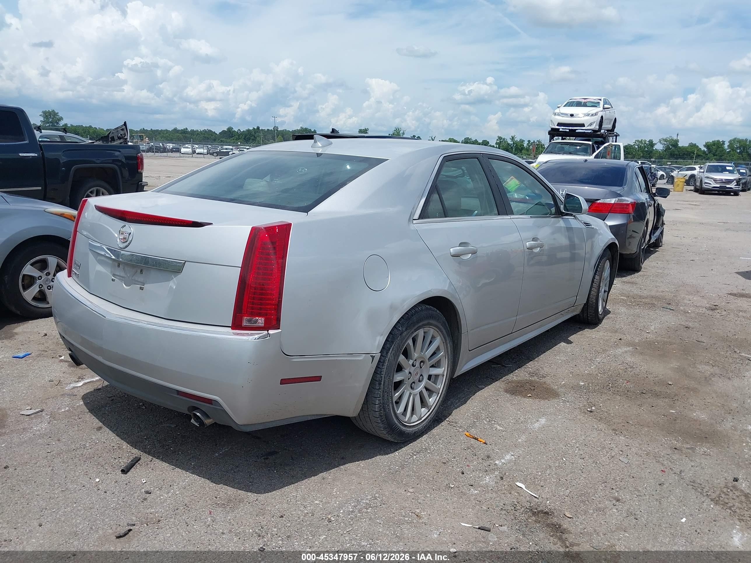 2010 Cadillac Cts   Silver vin: 1G6DA5EG7A0113563