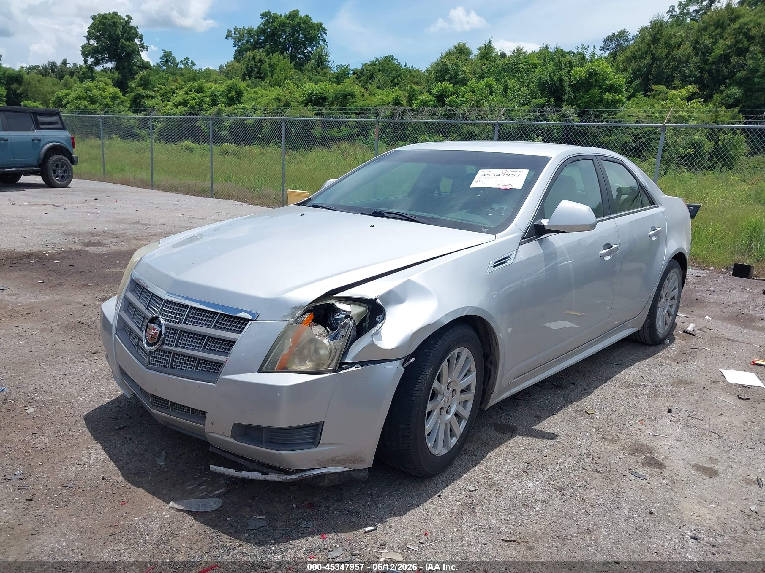 2010 Cadillac Cts   Silver vin: 1G6DA5EG7A0113563