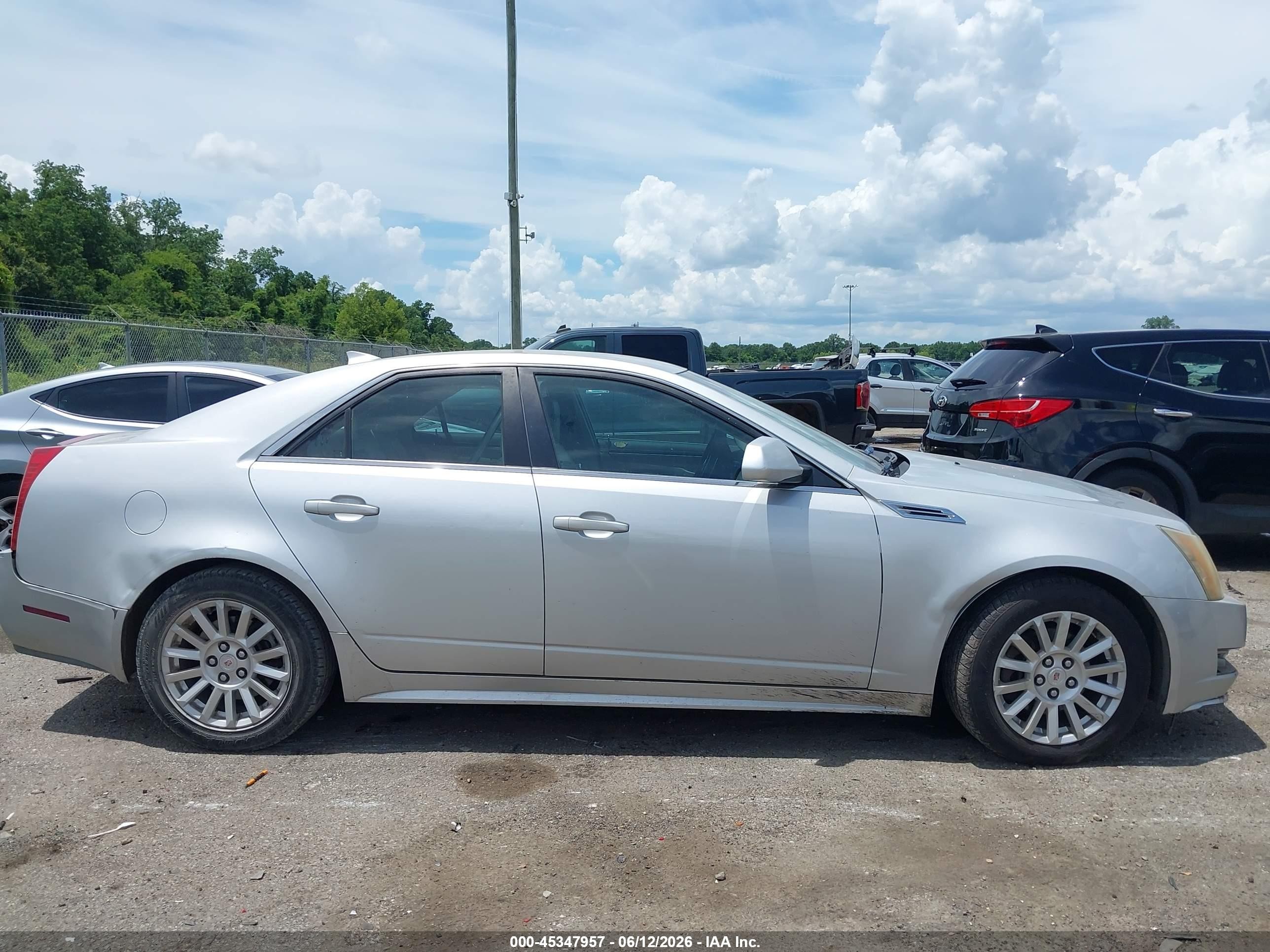 2010 Cadillac Cts   Silver vin: 1G6DA5EG7A0113563
