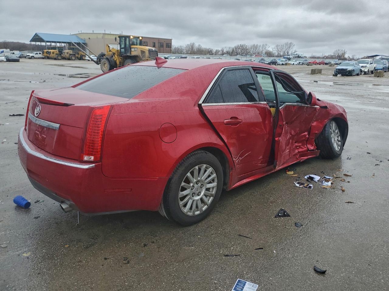 2010 Cadillac Cts Red vin: 1G6DA5EG7A0123848