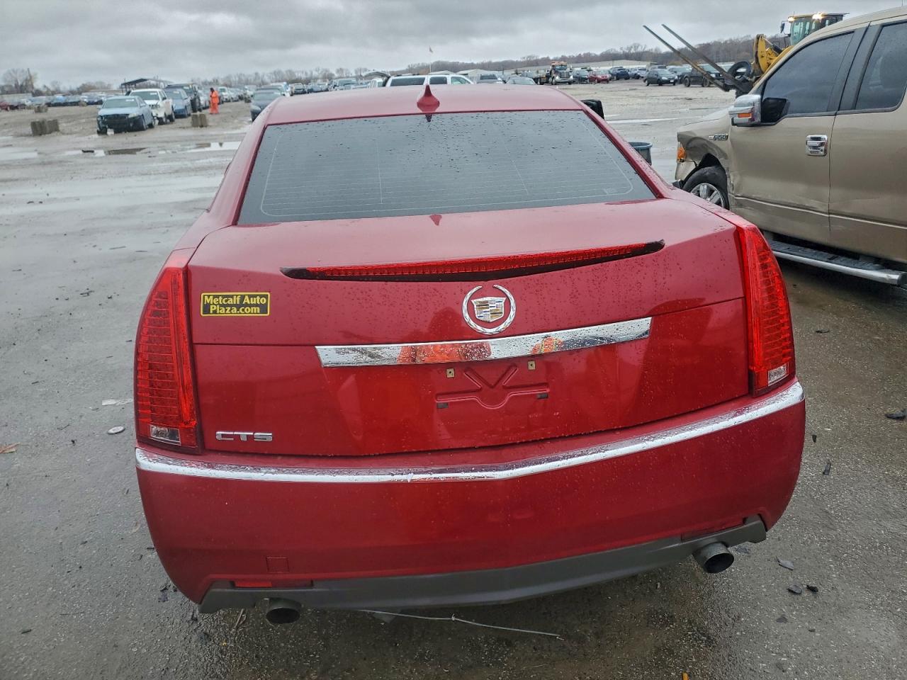 2010 Cadillac Cts Red vin: 1G6DA5EG7A0123848