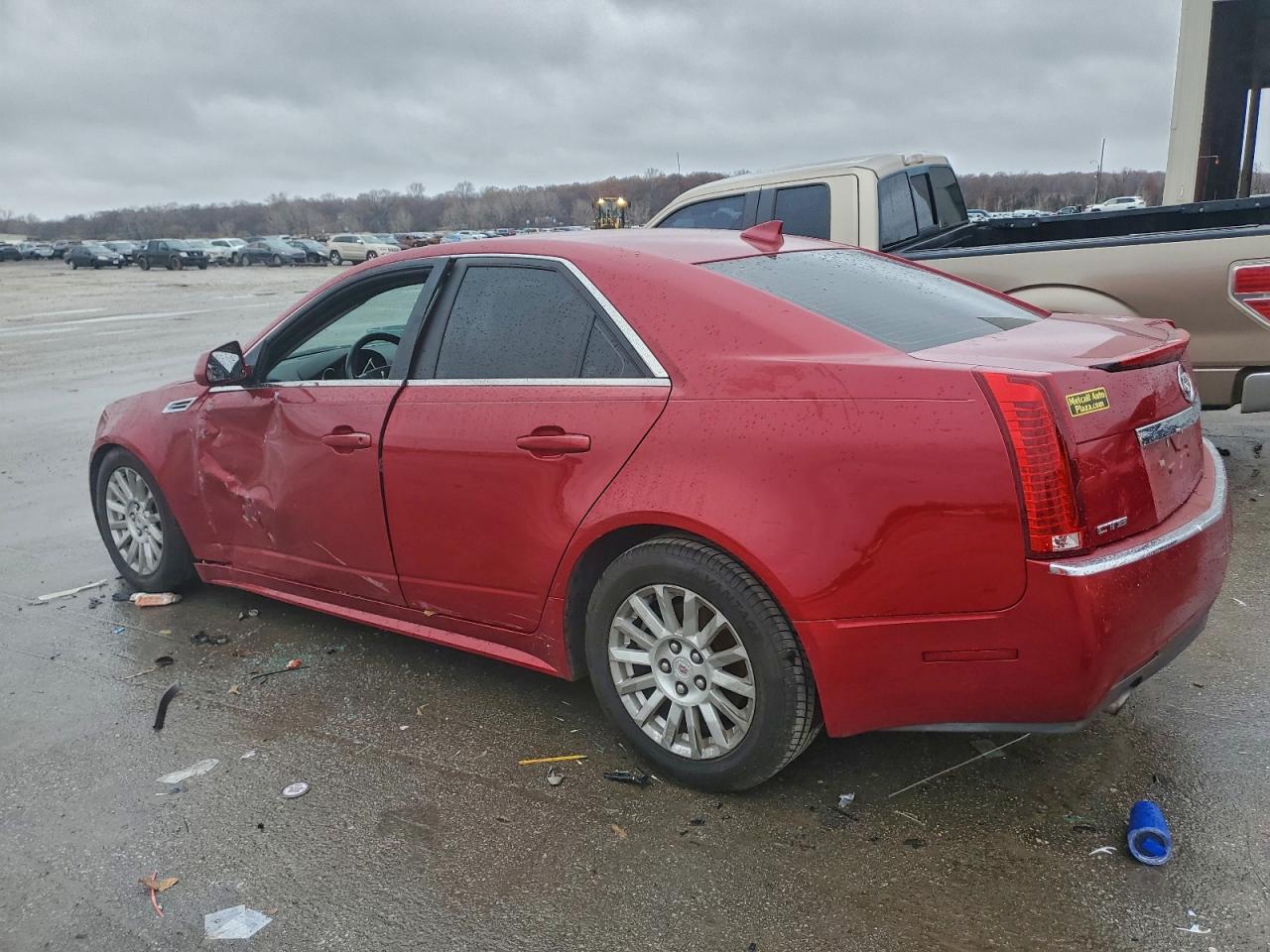2010 Cadillac Cts Red vin: 1G6DA5EG7A0123848