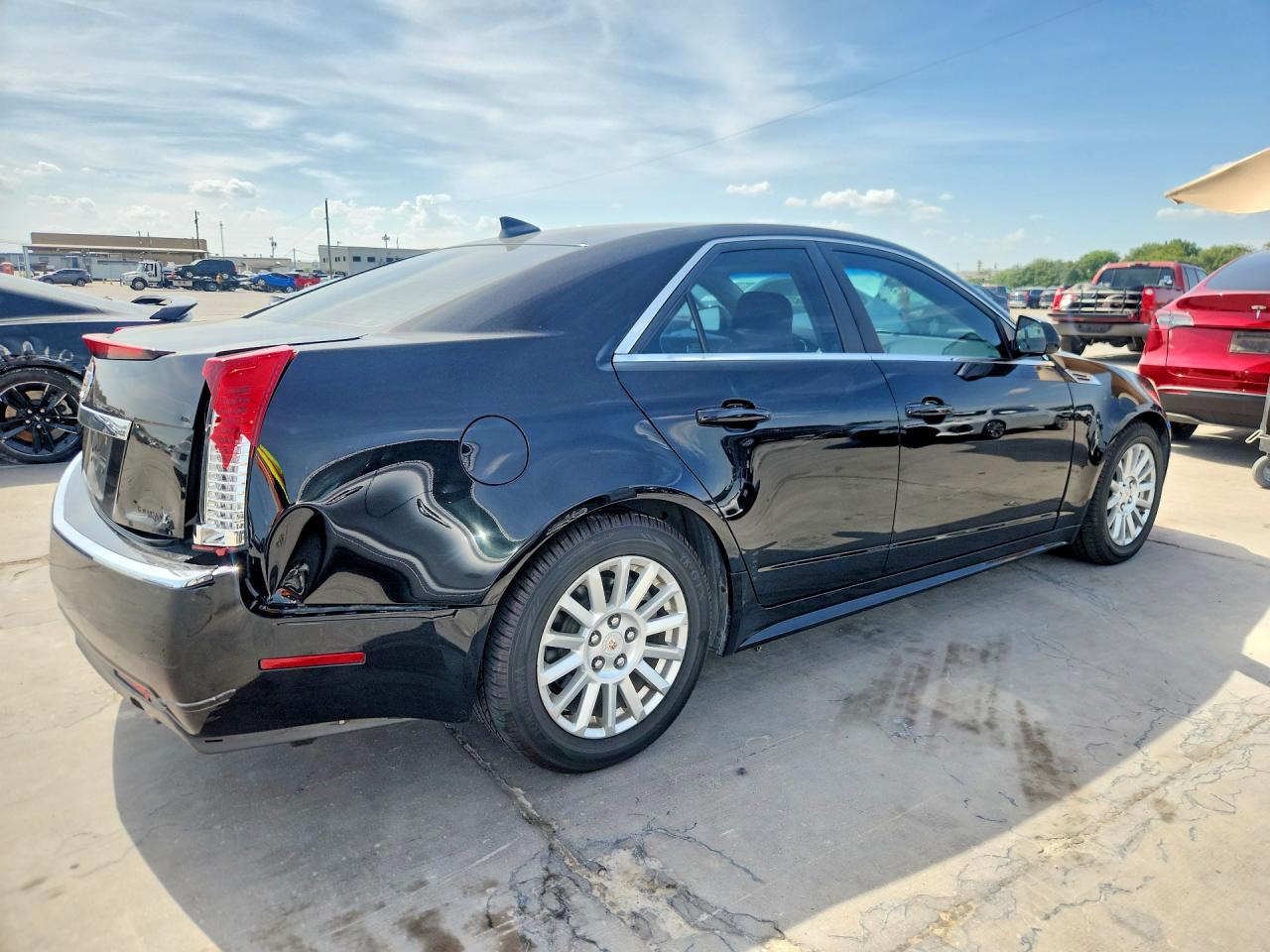 2010 Cadillac Cts Black vin: 1G6DA5EG9A0120529