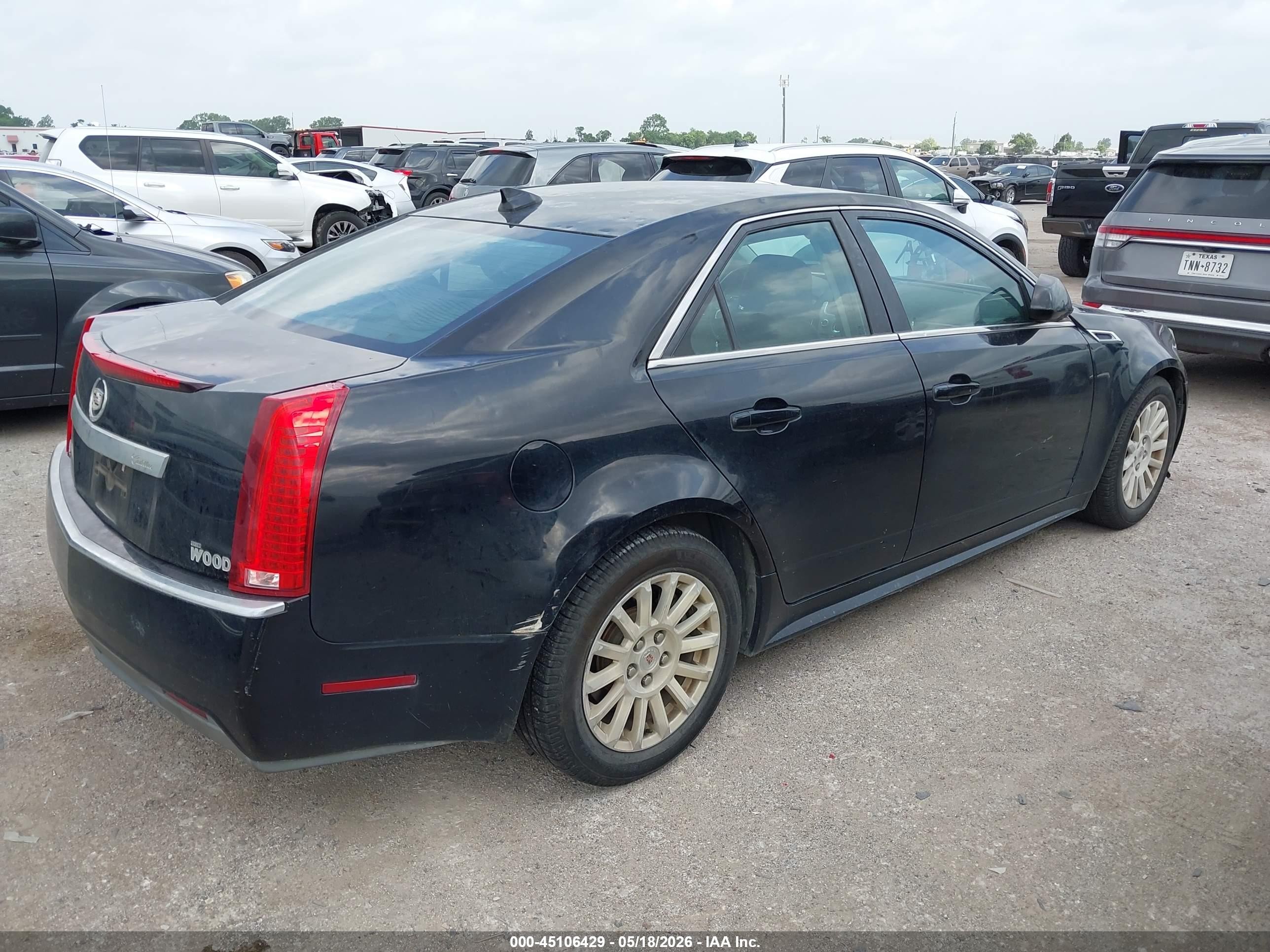 2011 Cadillac Cts Standard Black vin: 1G6DA5EY2B0158520