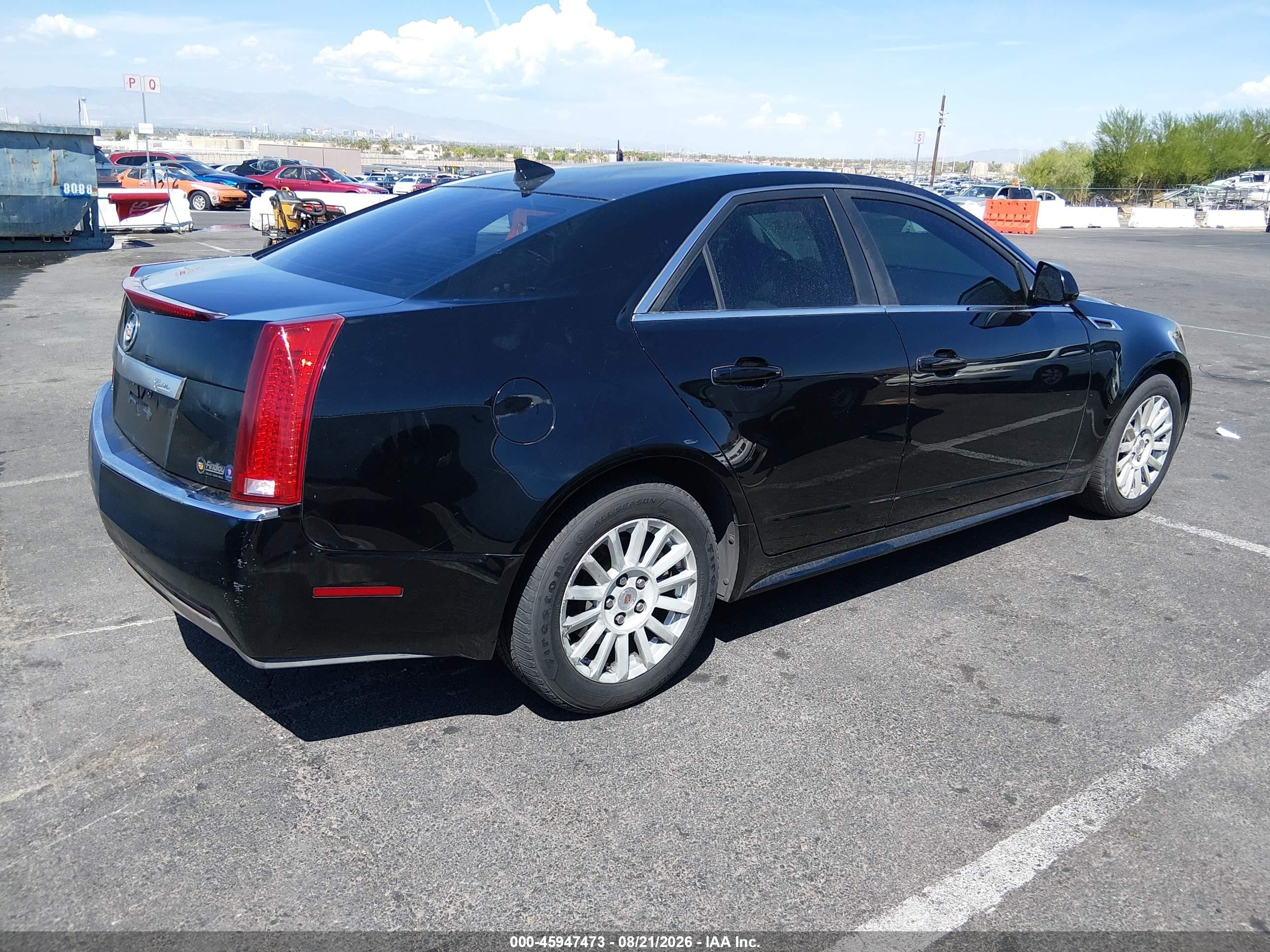 2011 Cadillac Cts   Black vin: 1G6DA5EY3B0145016