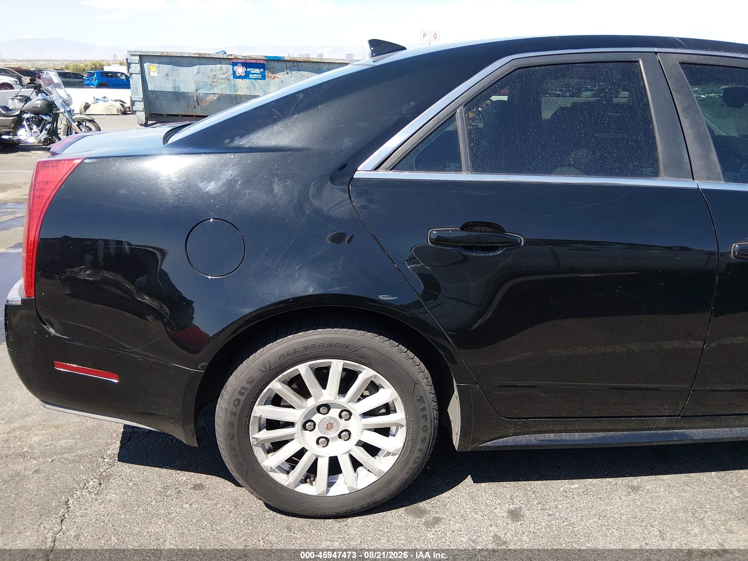 2011 Cadillac Cts   Black vin: 1G6DA5EY3B0145016