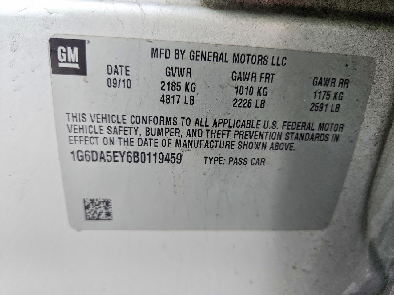 2011 Cadillac Cts Silver vin: 1G6DA5EY6B0119459