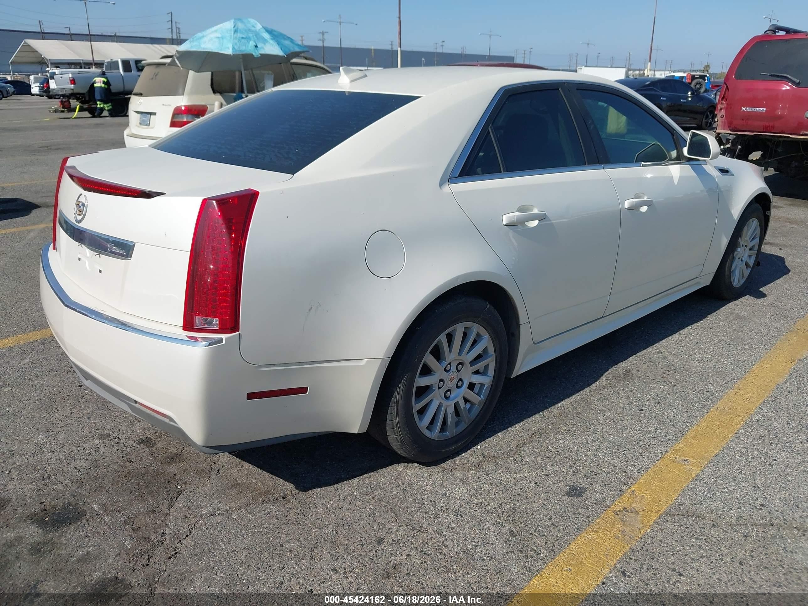 2011 Cadillac Cts   Cream vin: 1G6DA5EY7B0111466