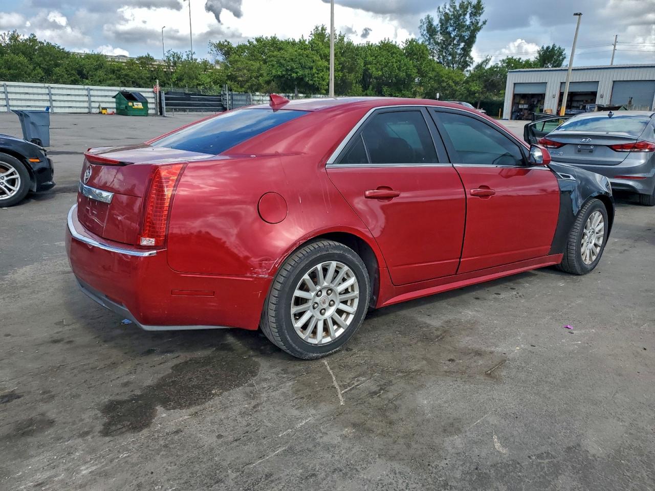 2011 Cadillac Cts Red vin: 1G6DA5EY8B0161289