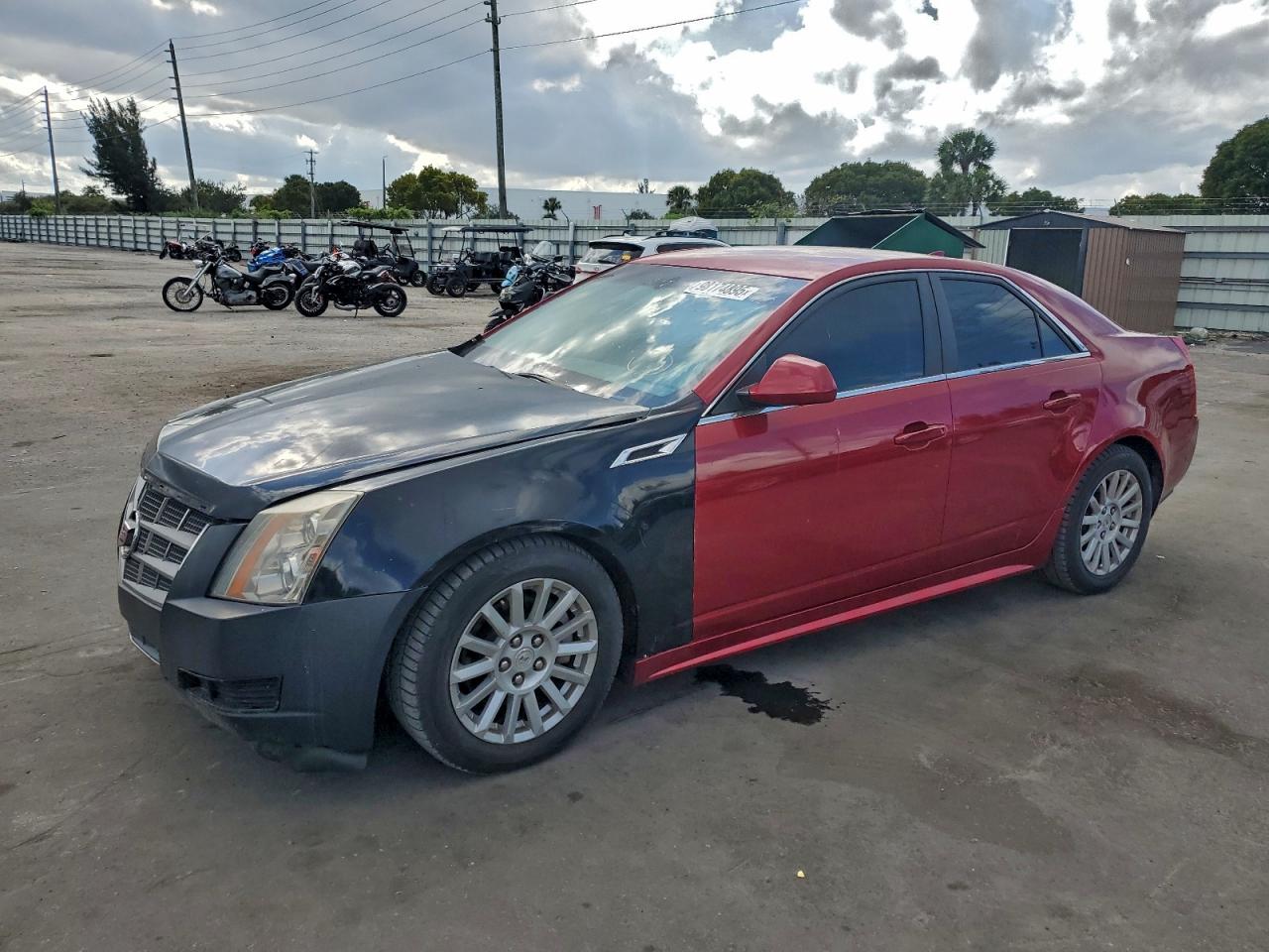2011 Cadillac Cts Red vin: 1G6DA5EY8B0161289