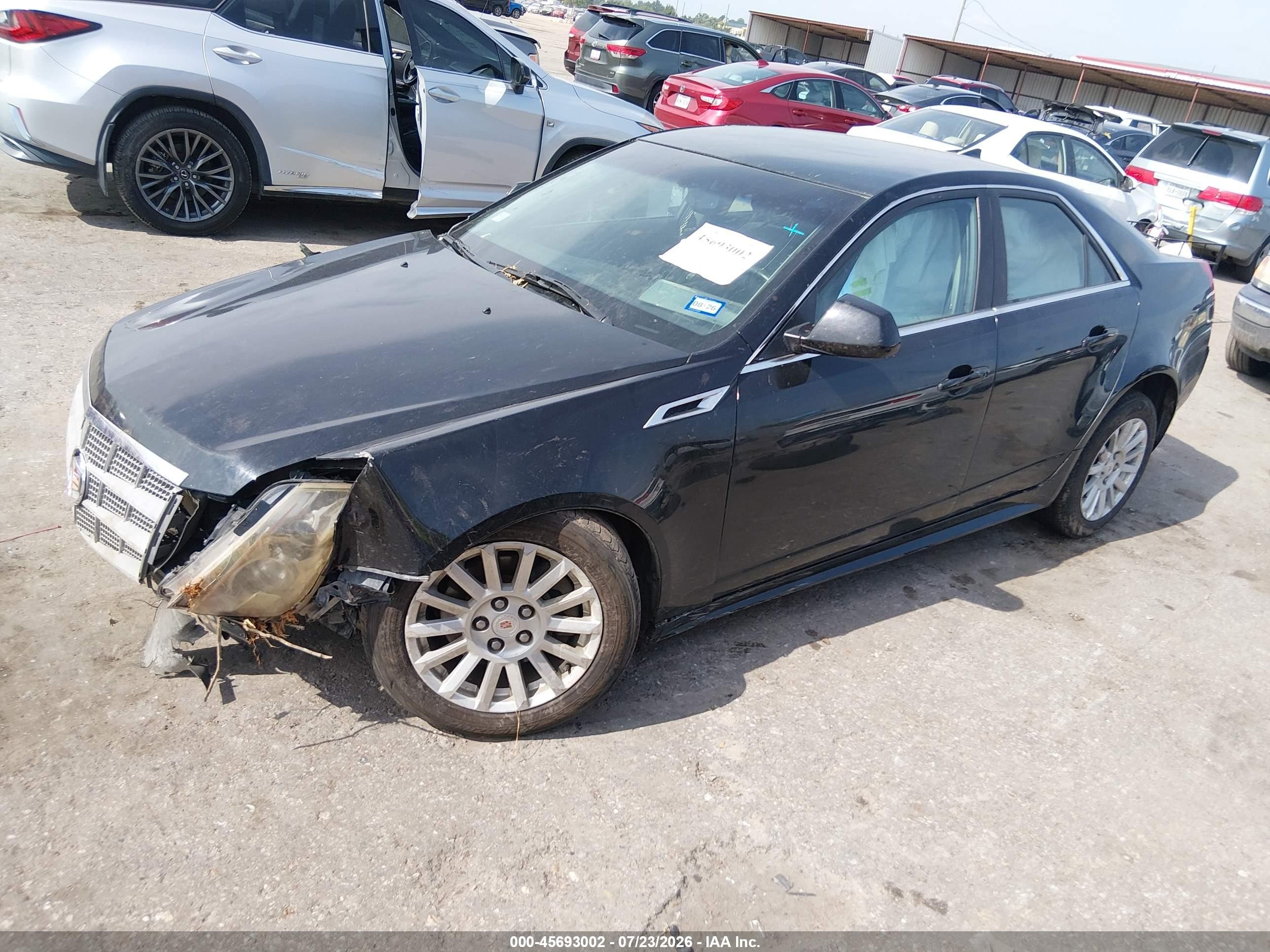 2011 Cadillac Cts   Black vin: 1G6DA5EY9B0120587