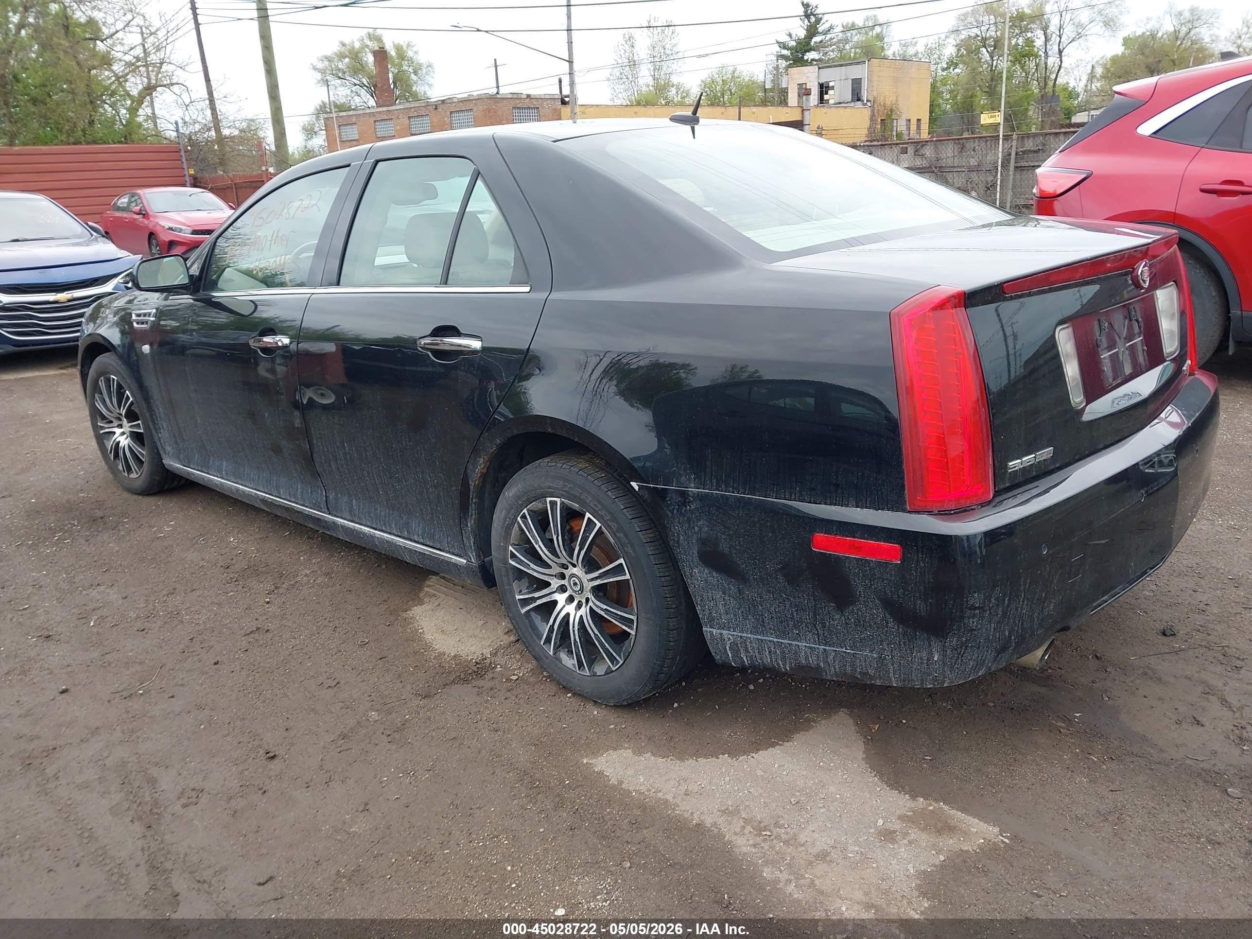 2008 Cadillac Sts V6 Черный vin: 1G6DA67V380207998
