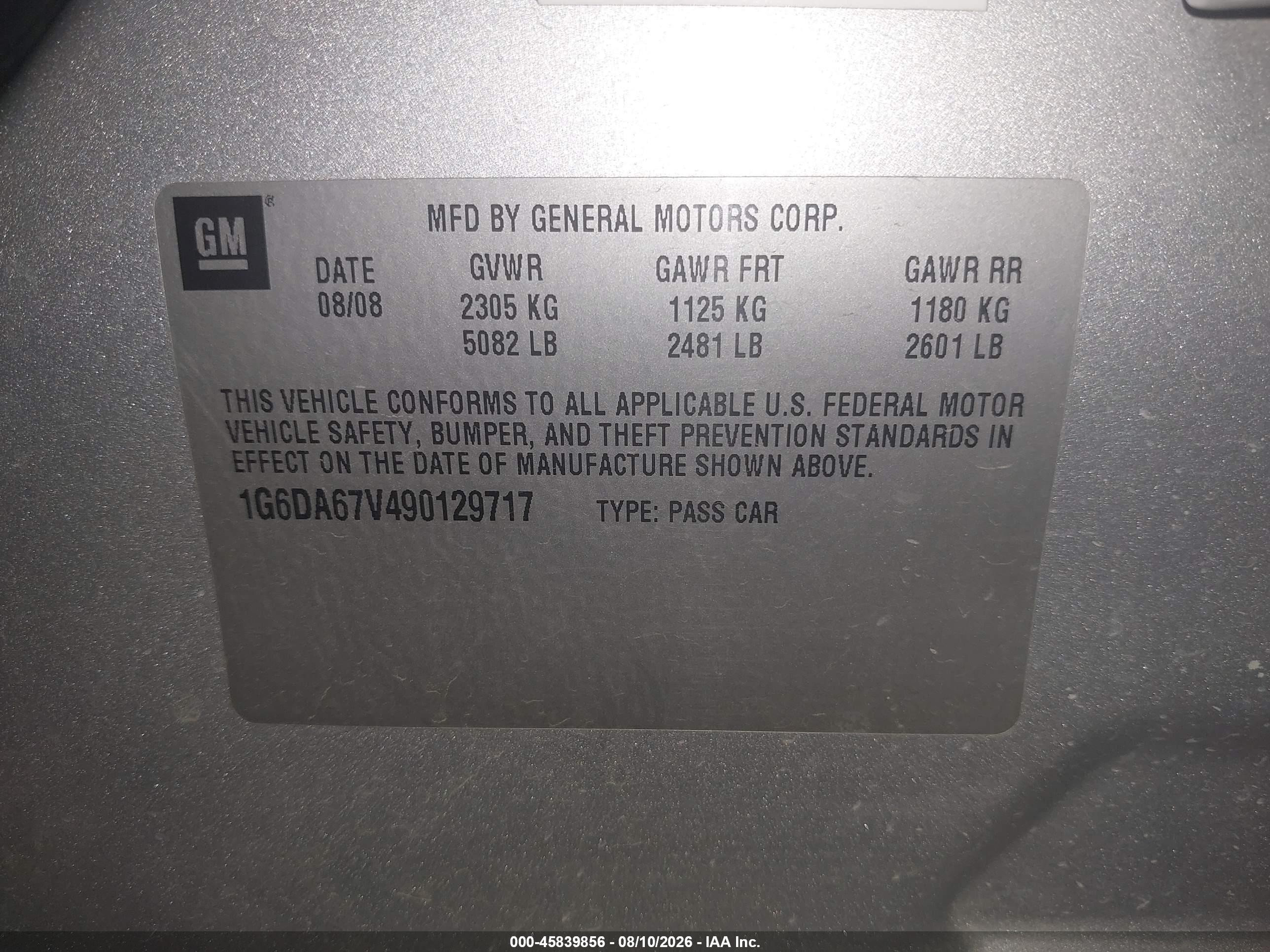 2009 Cadillac Sts Awd W/1sa Silver vin: 1G6DA67V490129717