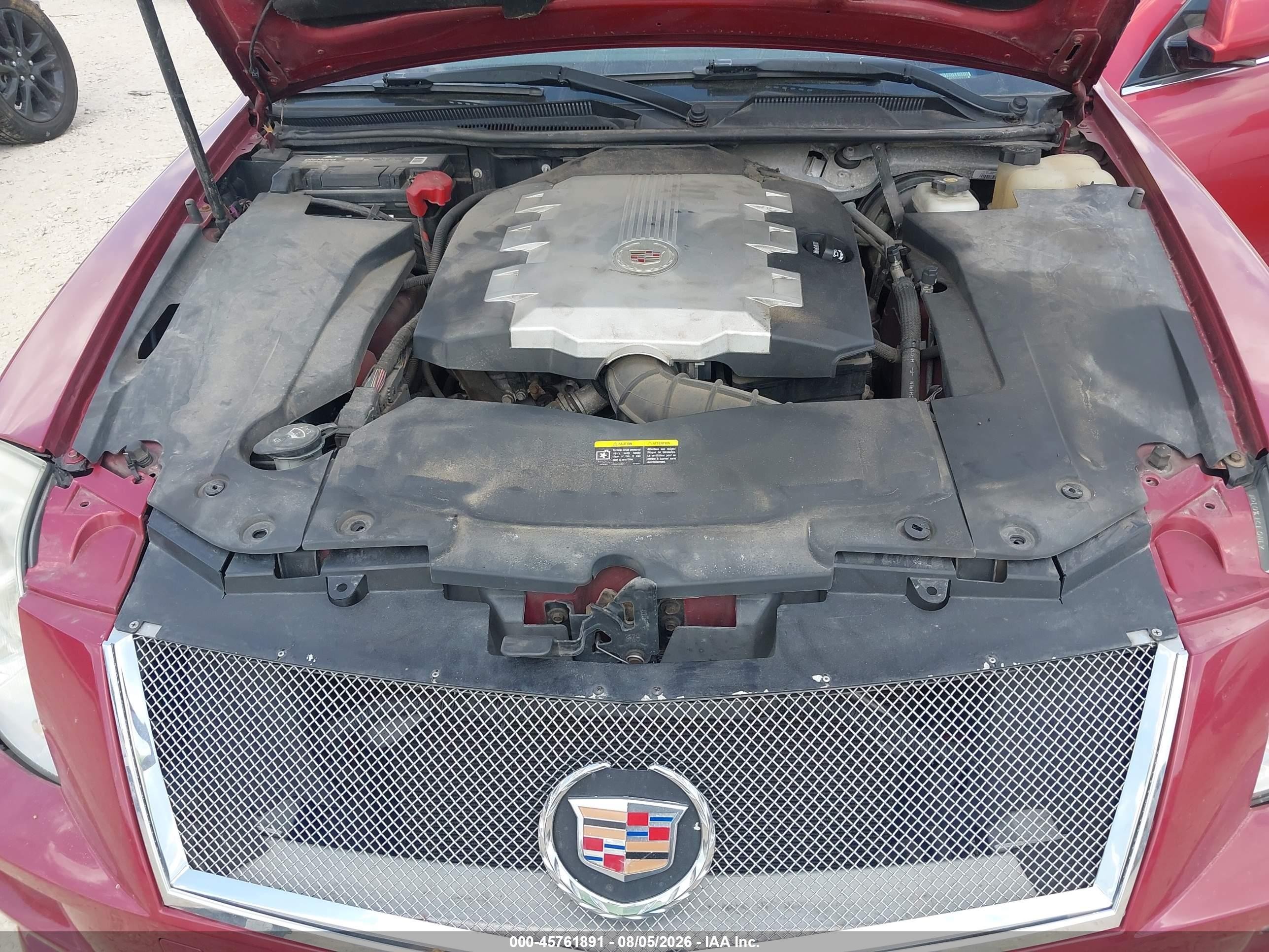 2008 Cadillac Sts Awd W/1sb Red vin: 1G6DA67V680136814