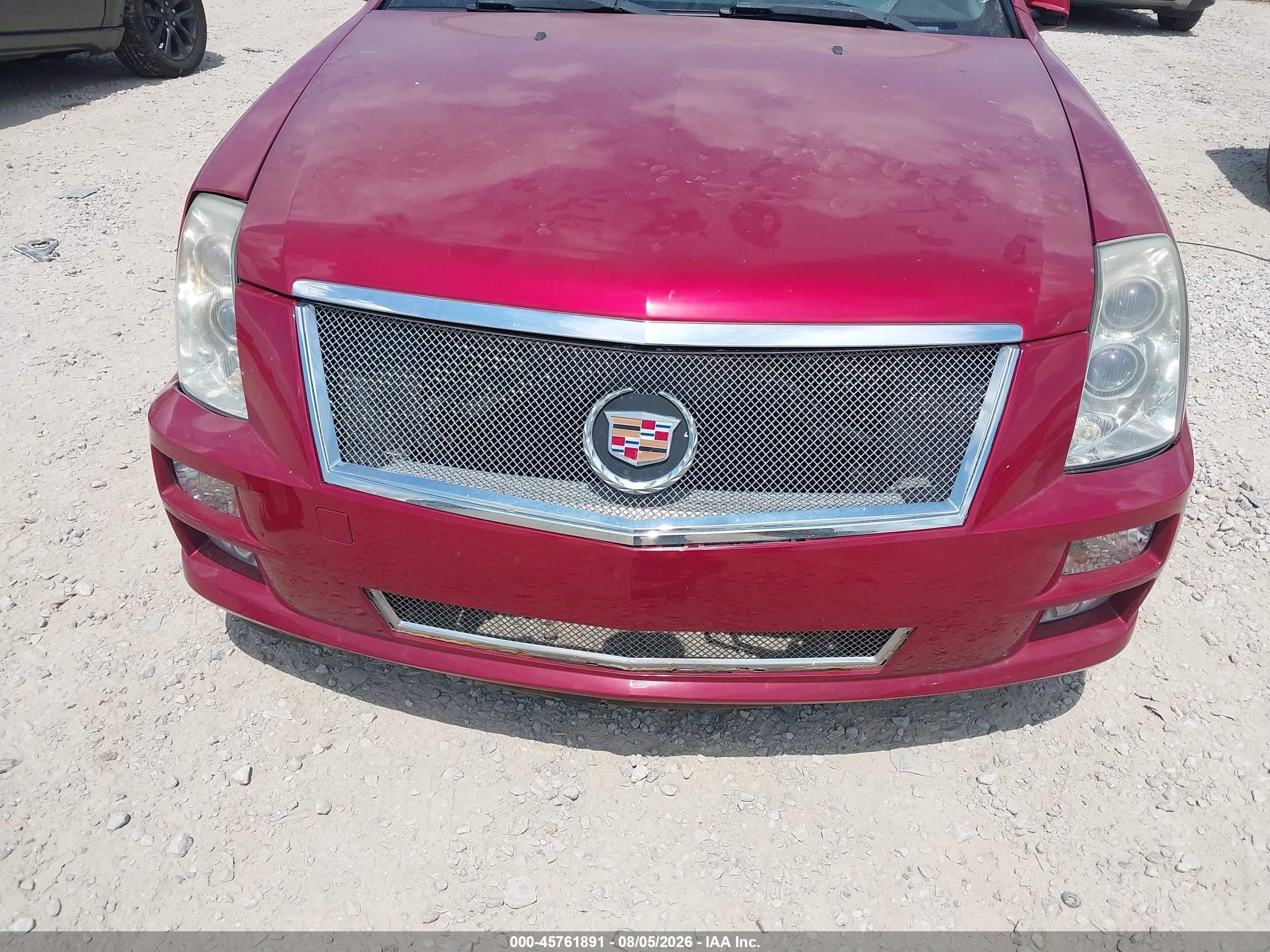 2008 Cadillac Sts Awd W/1sb Red vin: 1G6DA67V680136814