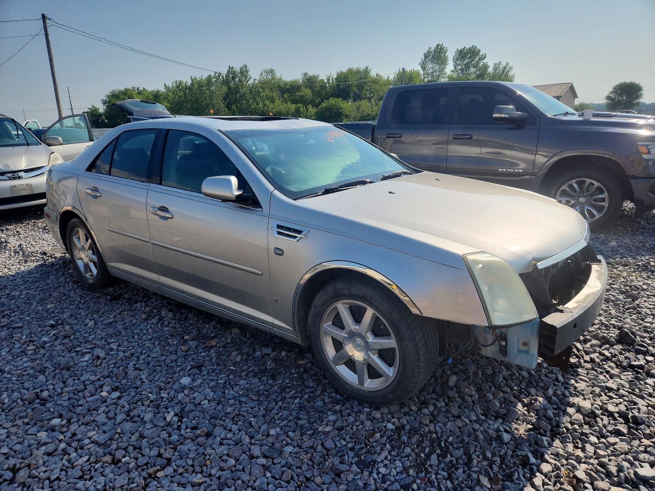 2008 Cadillac Sts Silver vin: 1G6DA67VX80174143