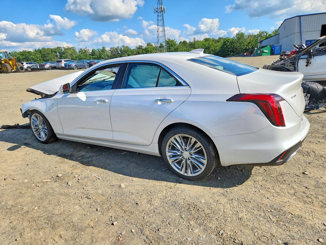 2025 Cadillac Ct4 Premium Luxury White vin: 1G6DB5RK0S0115877
