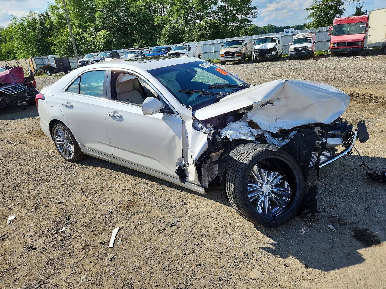 2025 Cadillac Ct4 Premium Luxury White vin: 1G6DB5RK0S0115877