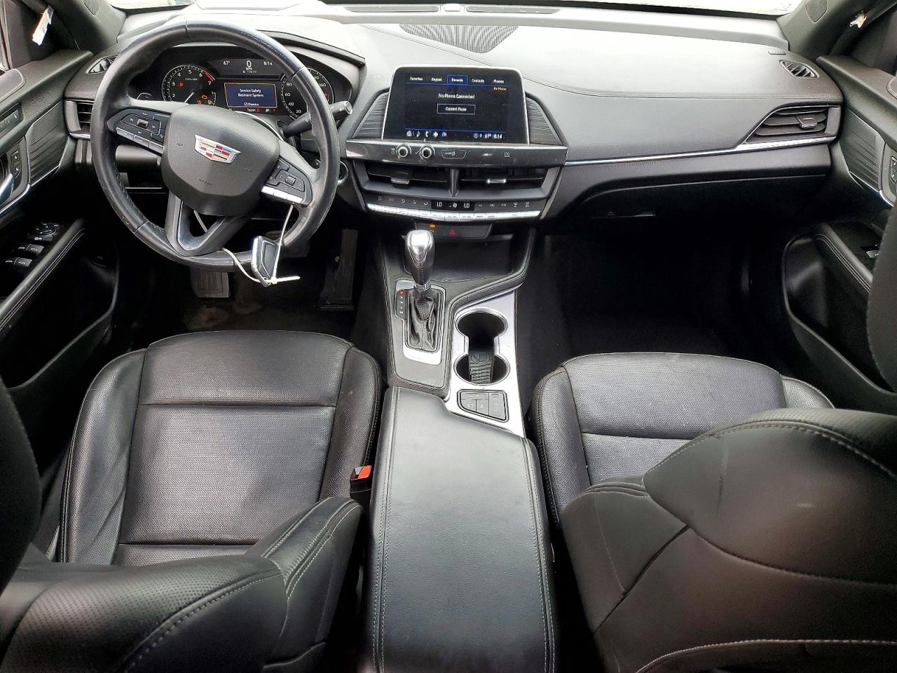 2021 Cadillac Ct4 Premium Luxury Black vin: 1G6DB5RK5M0111178