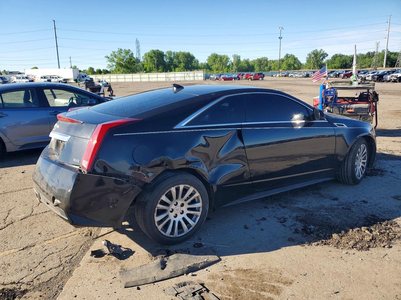 2013 Cadillac Cts Black vin: 1G6DC1E31D0110596