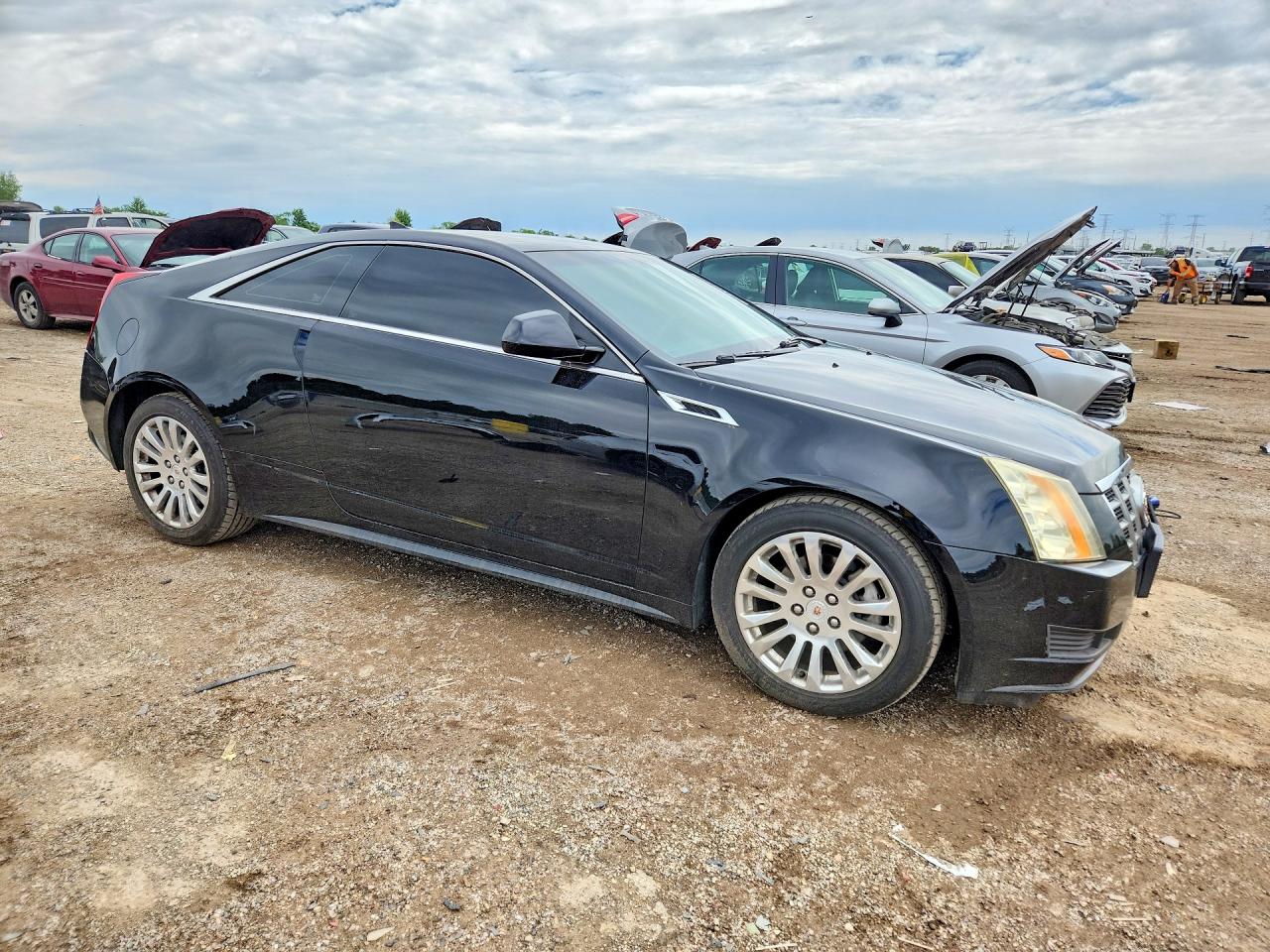 2012 Cadillac Cts Black vin: 1G6DC1E32C0132105