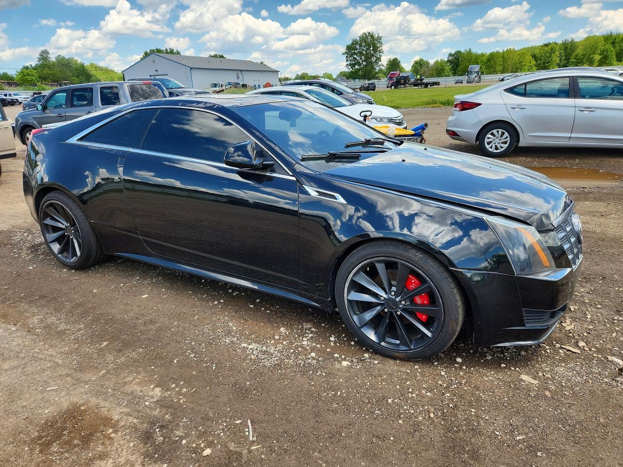 2012 Cadillac Cts Black vin: 1G6DC1E33C0138219