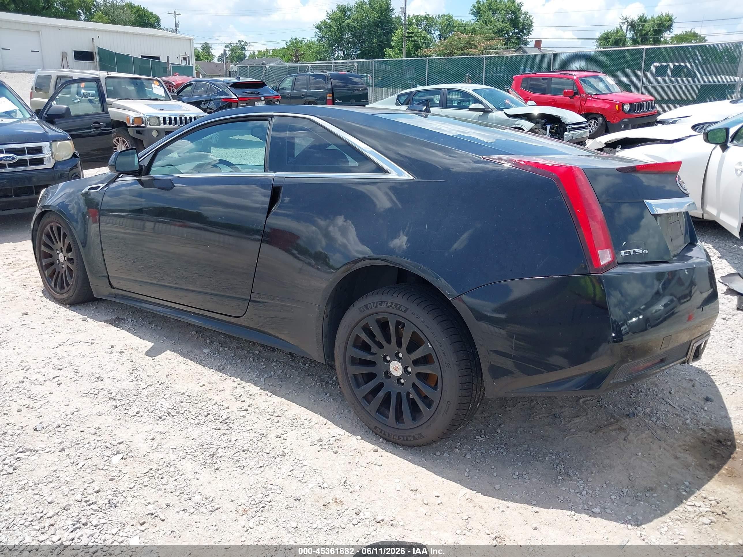 2013 Cadillac Cts Standard Черный vin: 1G6DC1E34D0109281