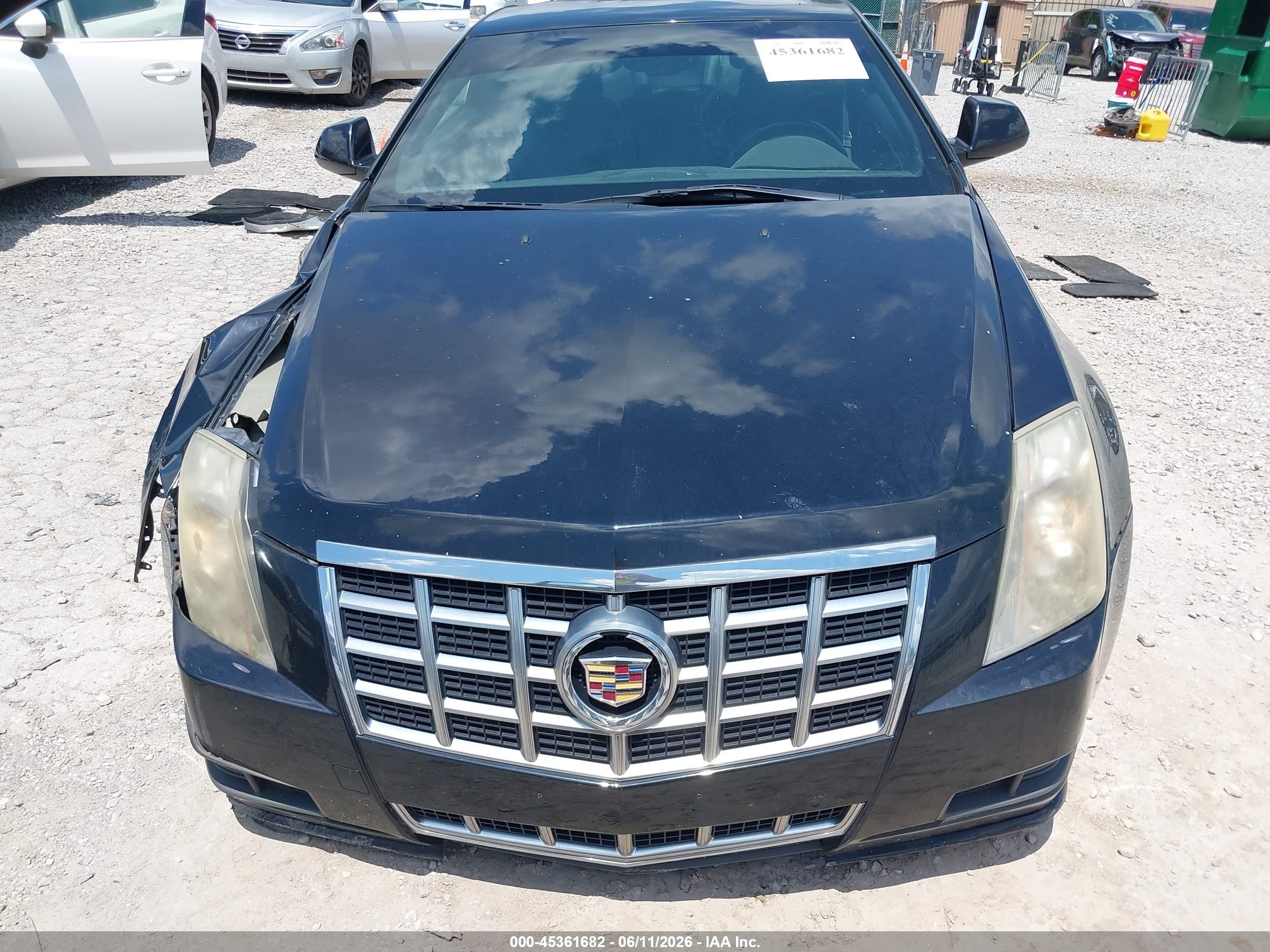 2013 Cadillac Cts Standard Черный vin: 1G6DC1E34D0109281