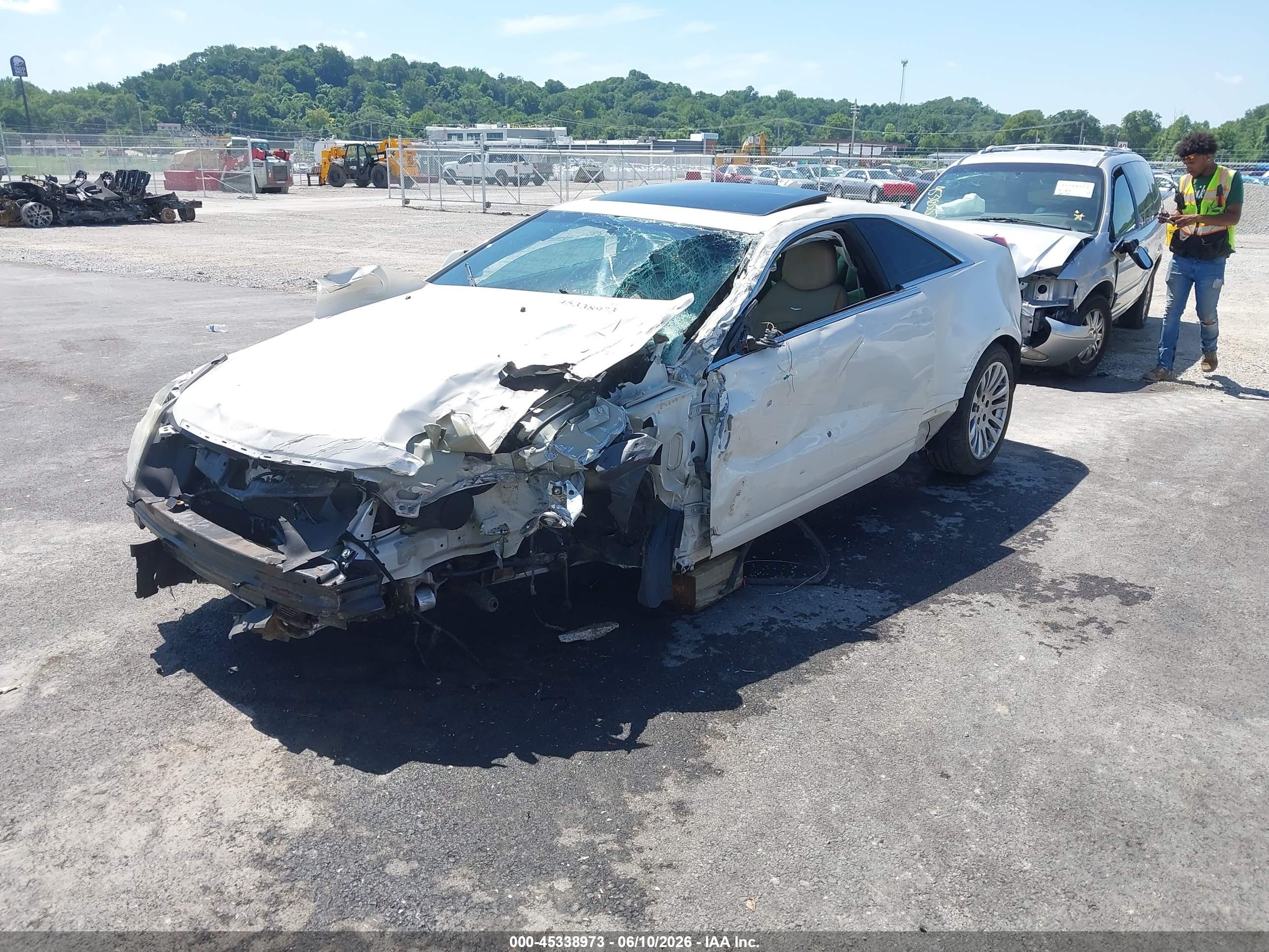 2014 Cadillac Cts Performance White vin: 1G6DC1E36E0107937