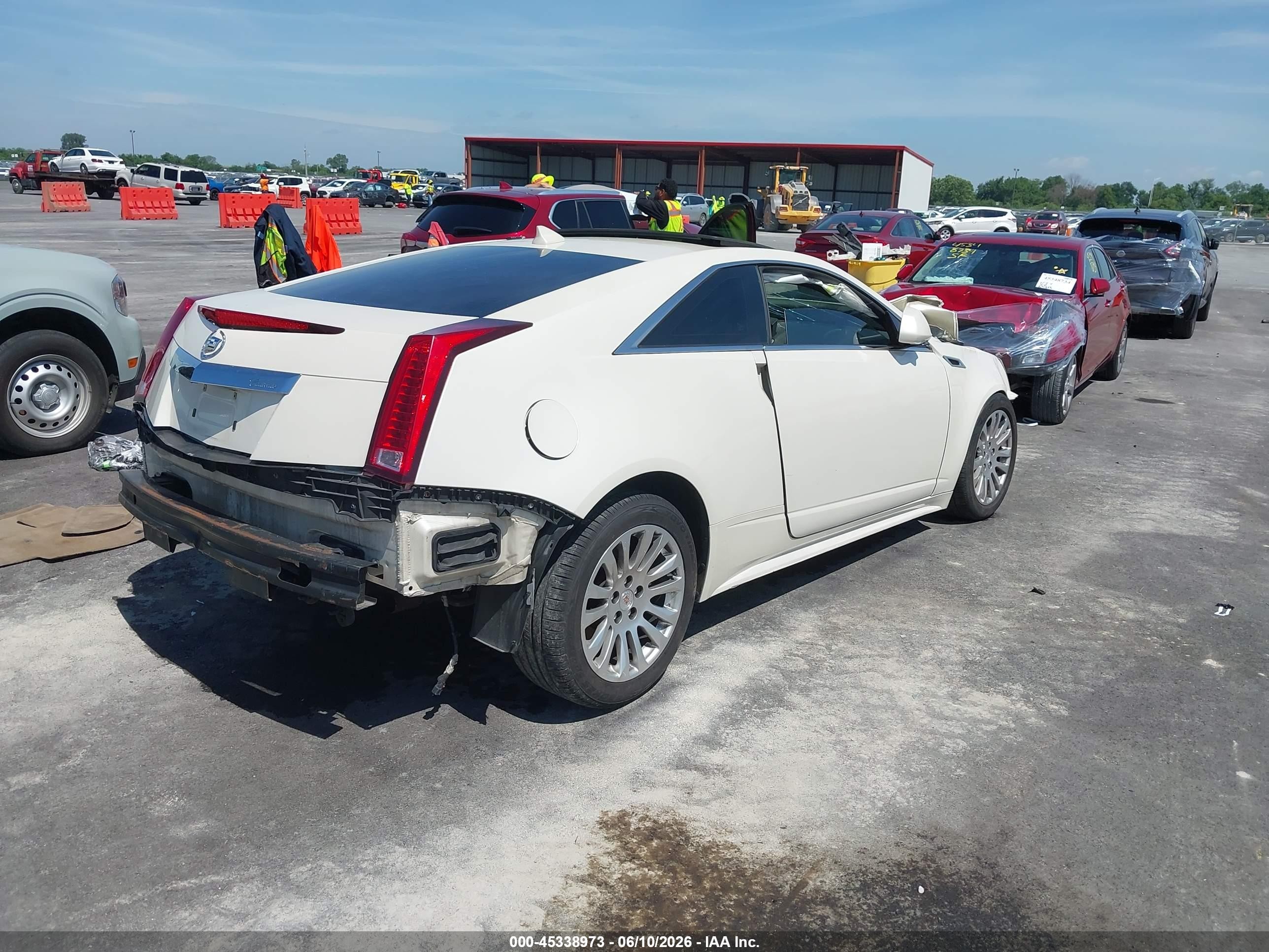 2014 Cadillac Cts Performance White vin: 1G6DC1E36E0107937