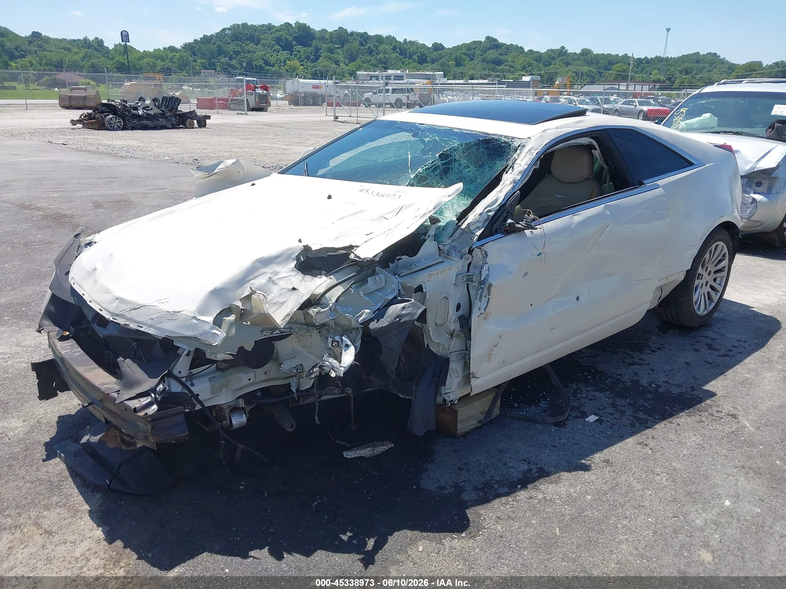 2014 Cadillac Cts Performance White vin: 1G6DC1E36E0107937