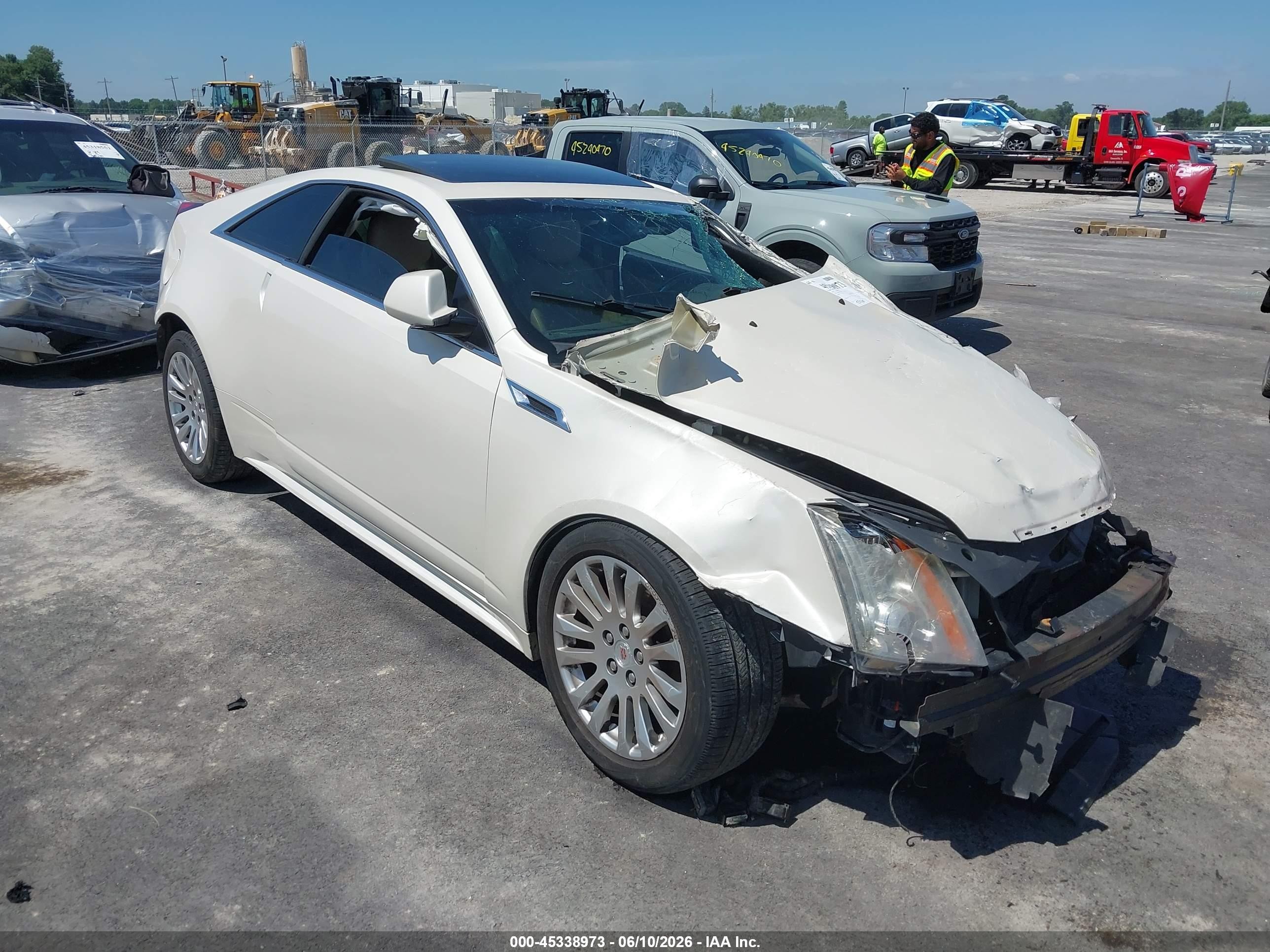 2014 Cadillac Cts Performance White vin: 1G6DC1E36E0107937