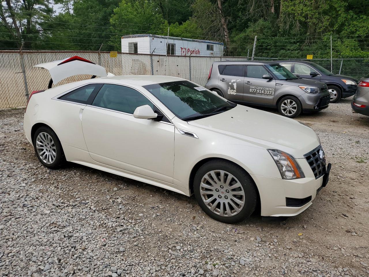 2013 Cadillac Cts White vin: 1G6DC1E37D0104088