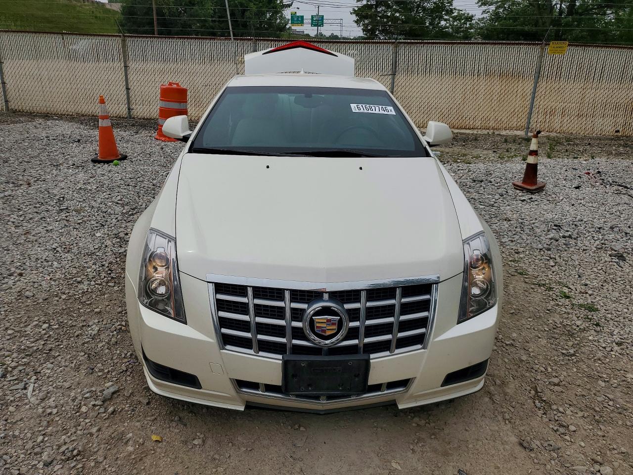 2013 Cadillac Cts White vin: 1G6DC1E37D0104088