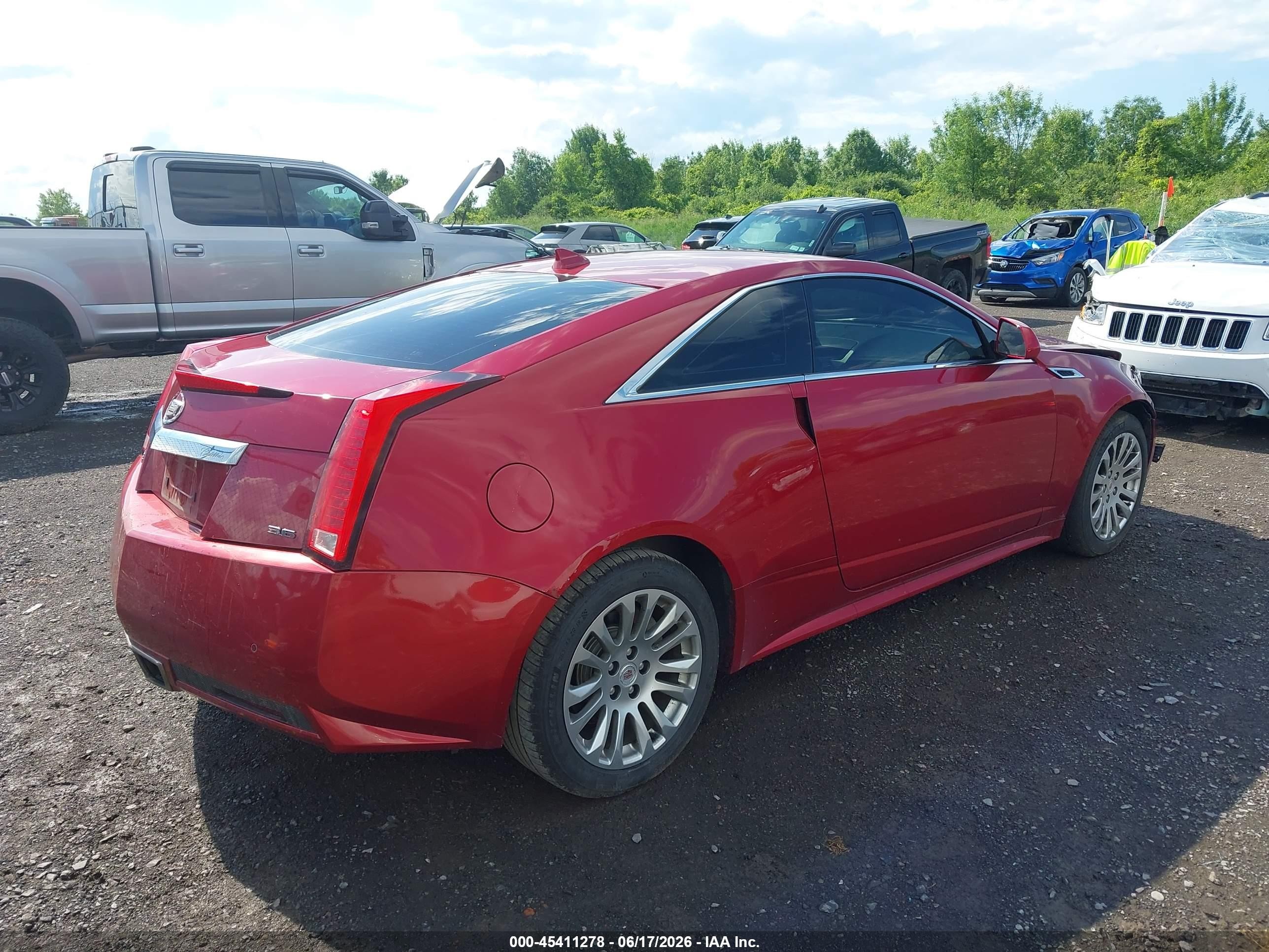 2013 Cadillac Cts Standard Красный vin: 1G6DC1E37D0149242