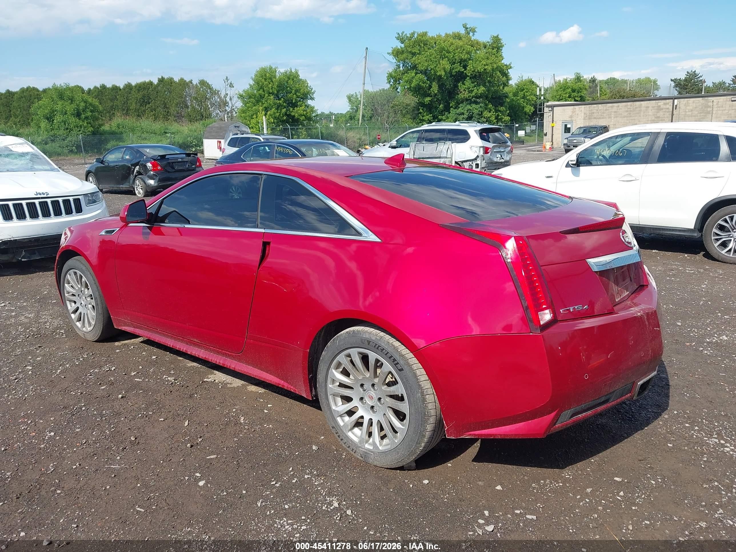 2013 Cadillac Cts Standard Красный vin: 1G6DC1E37D0149242