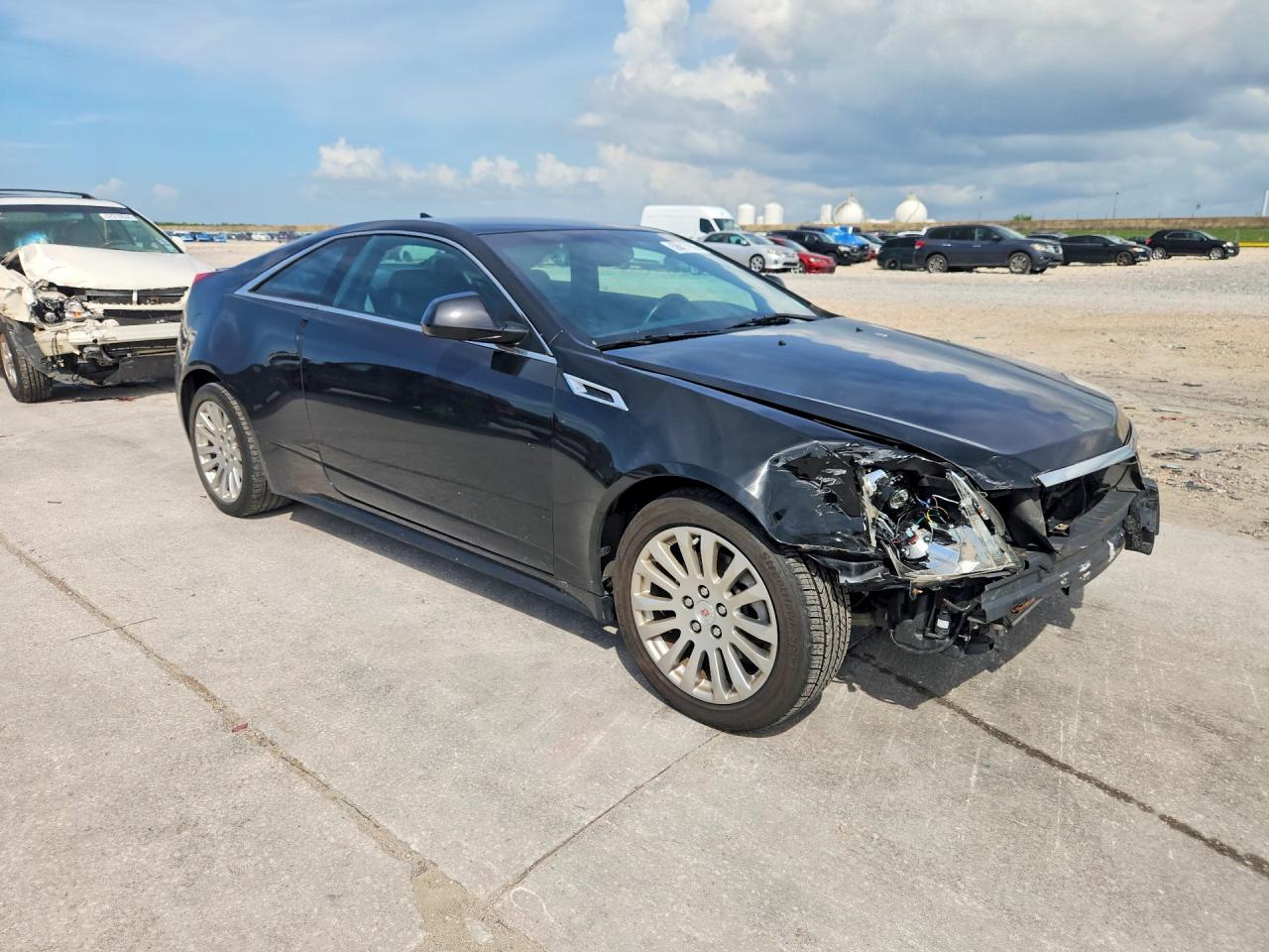 2013 Cadillac Cts Черный vin: 1G6DC1E38D0115990