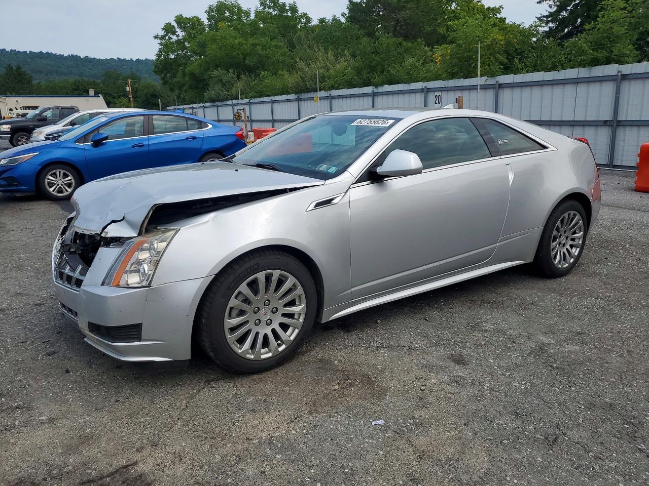 2013 Cadillac Cts Silver vin: 1G6DC1E39D0132443