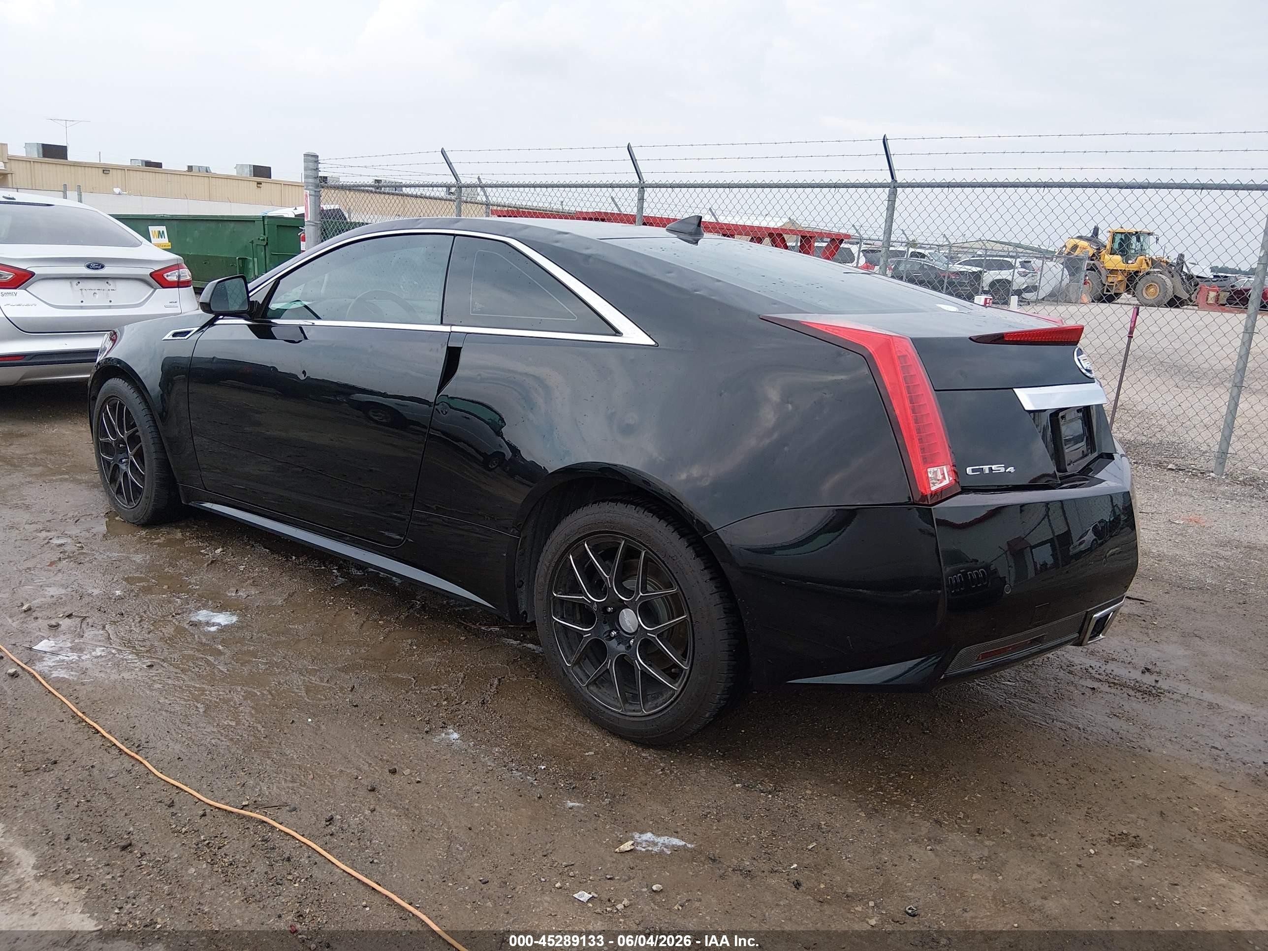 2012 Cadillac Cts Standard Black vin: 1G6DC1E3XC0143918
