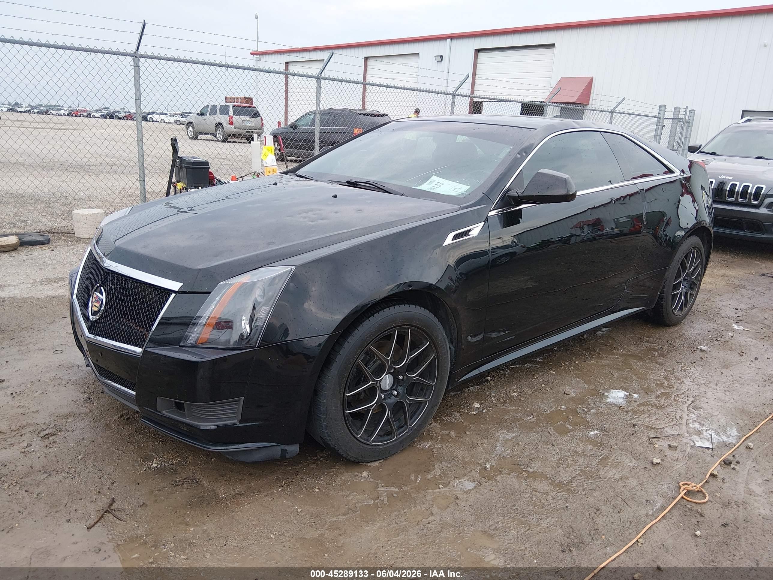 2012 Cadillac Cts Standard Black vin: 1G6DC1E3XC0143918