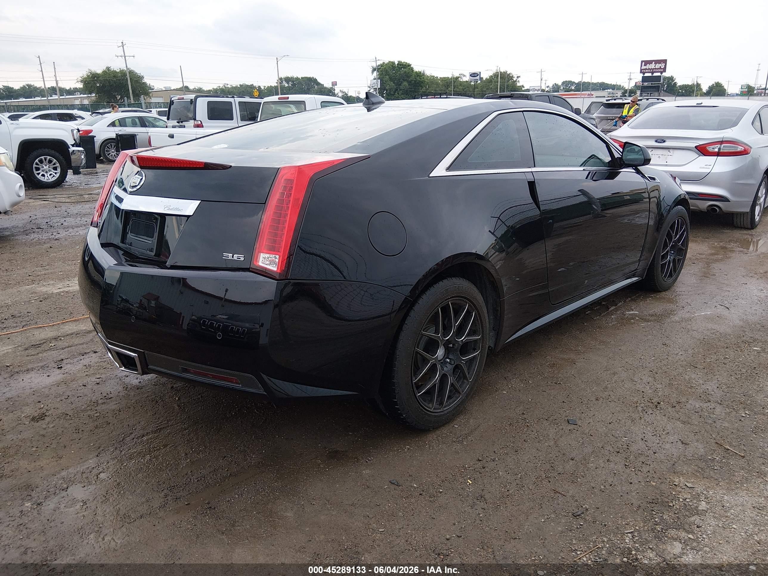 2012 Cadillac Cts Standard Black vin: 1G6DC1E3XC0143918