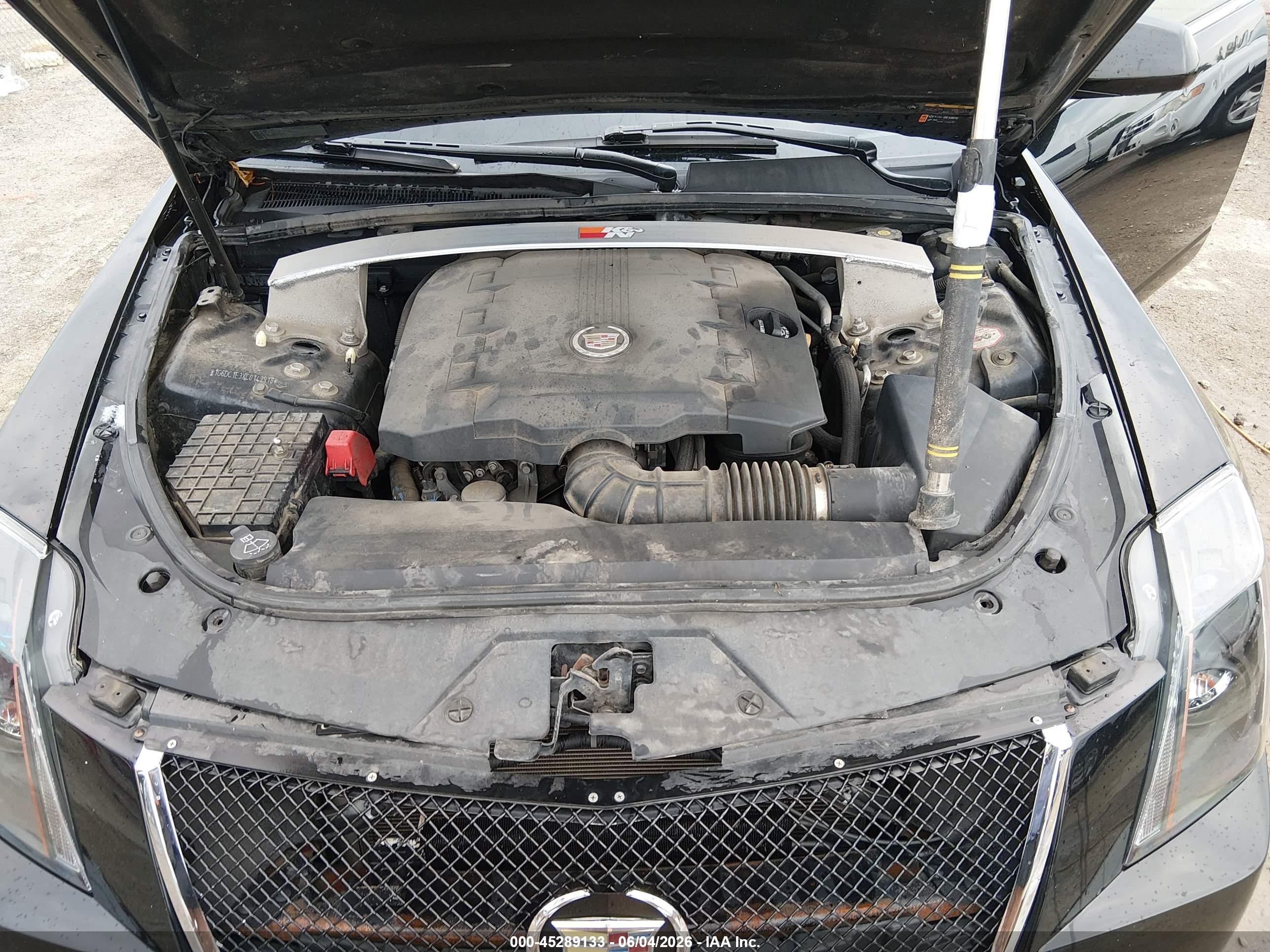 2012 Cadillac Cts Standard Black vin: 1G6DC1E3XC0143918